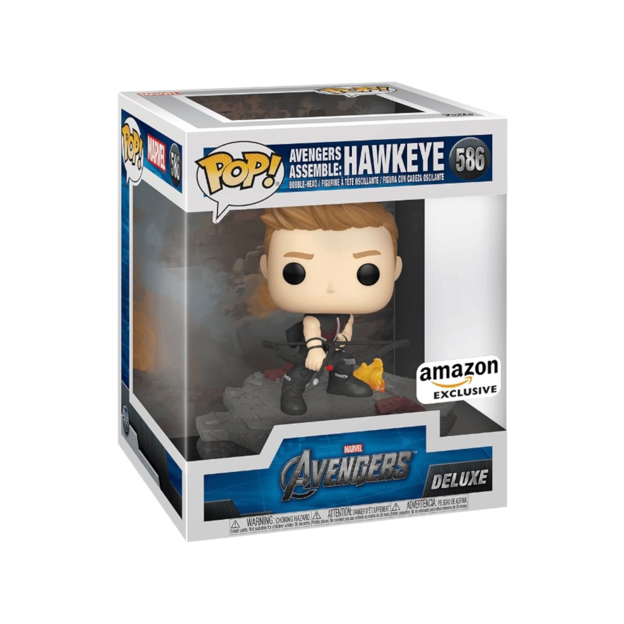 Avengers Assemble: Hawkeye #586 Deluxe Funko Pop! - The Avengers - Amazon Exclusive