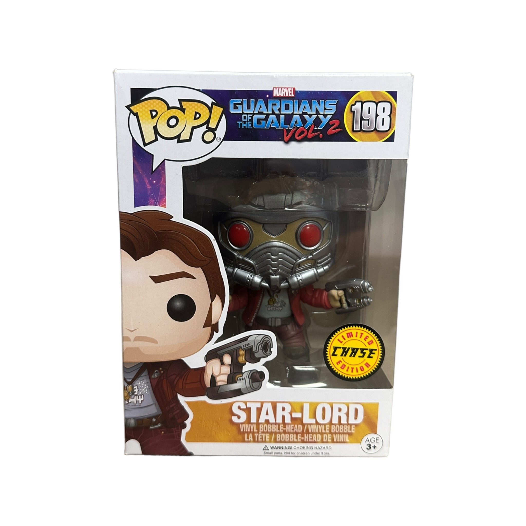 Star-Lord #198 (Masked Chase) Funko Pop! - Guardians of The Galaxy Vol. 2 - Condition 8/10