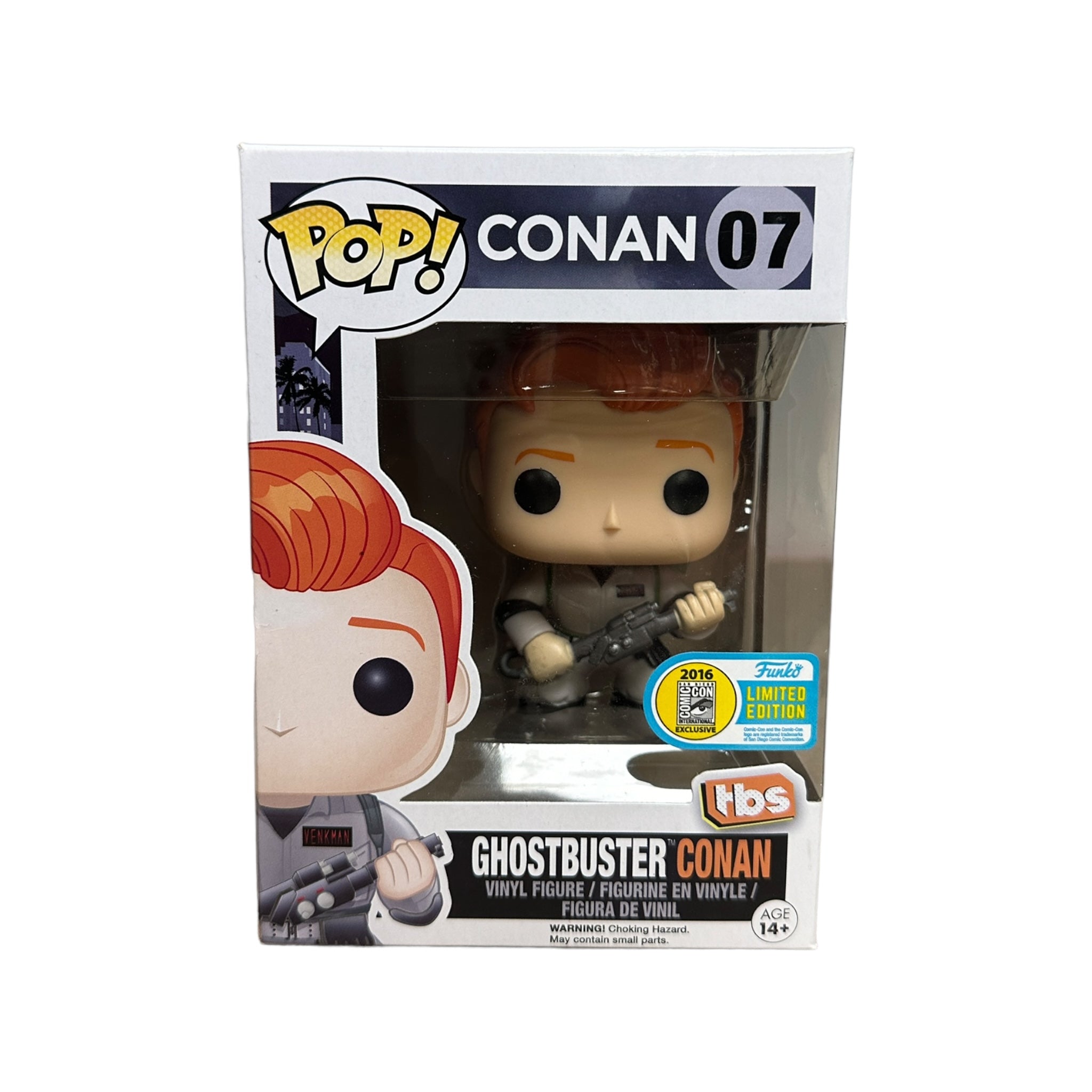 Ghostbuster Conan #07 Funko Pop! - Conan - SDCC 2016 Official Convention Exclusive - Condition 7/10