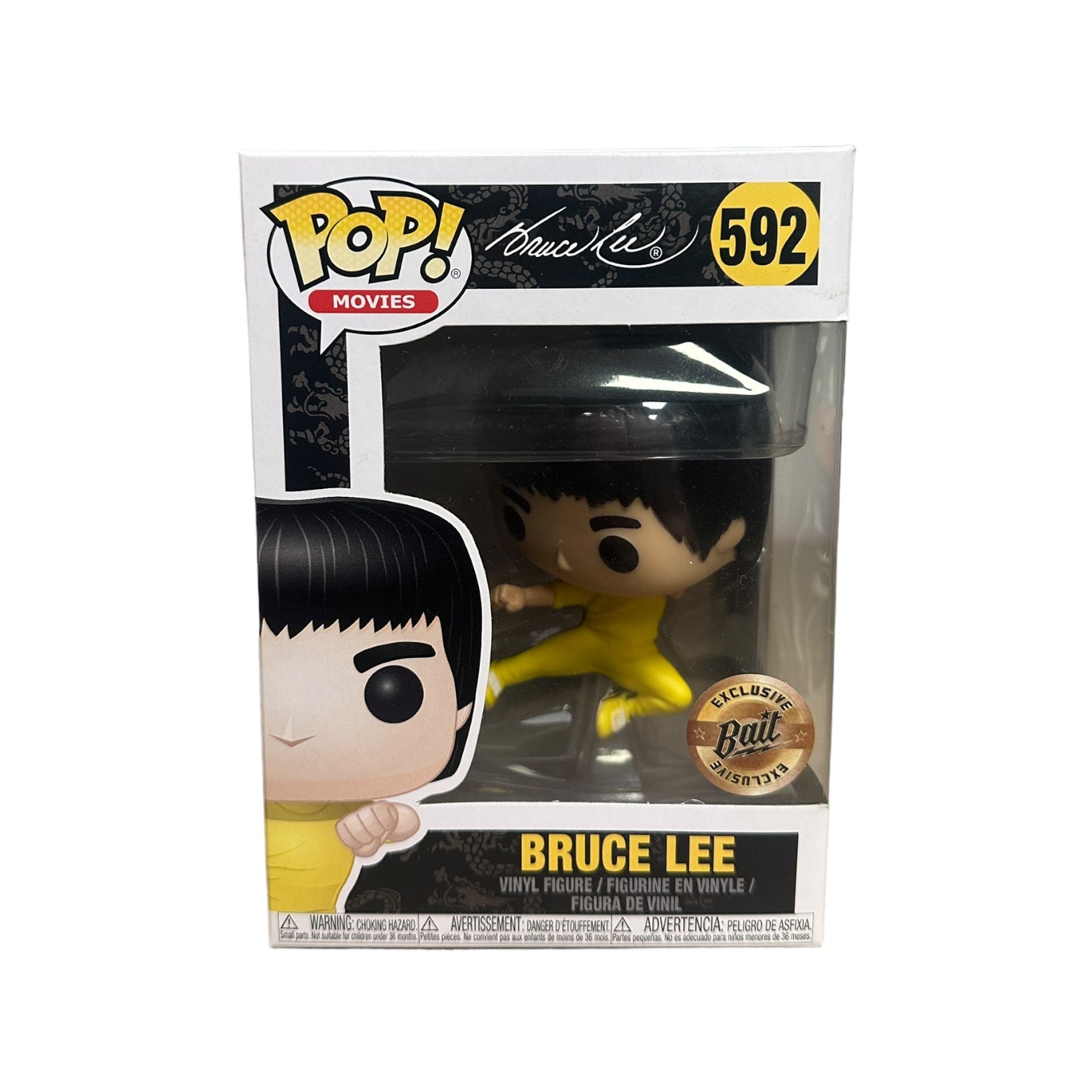 Funko POP Bruce Lee Enter purchases The Dragon White Pants SDCC Bait Exclusive #218