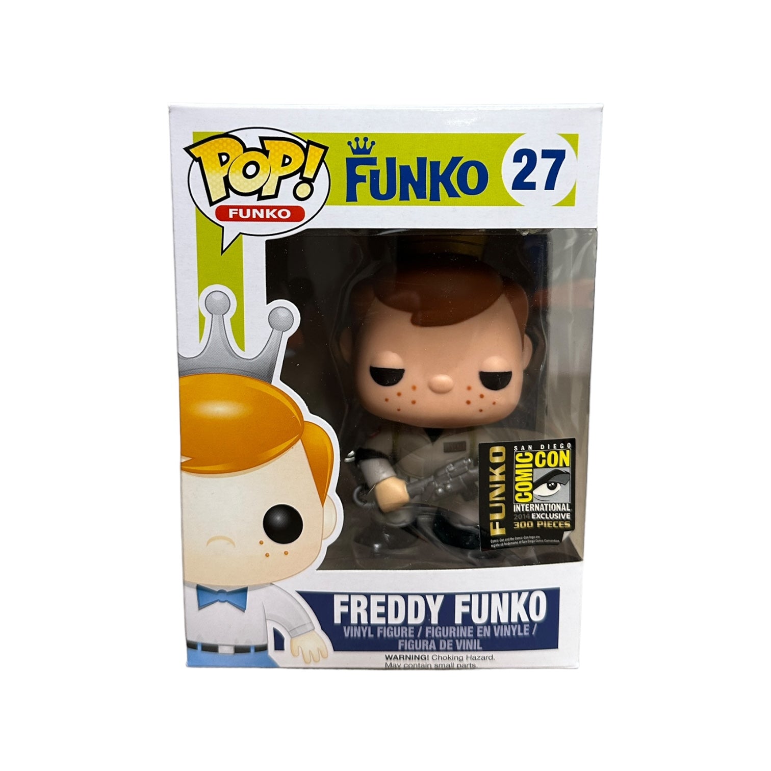 Freddy Funko as Peter Venkman #27 Funko Pop! - SDCC 2014 Exclusive LE300 Pcs - Condition 6.5/10