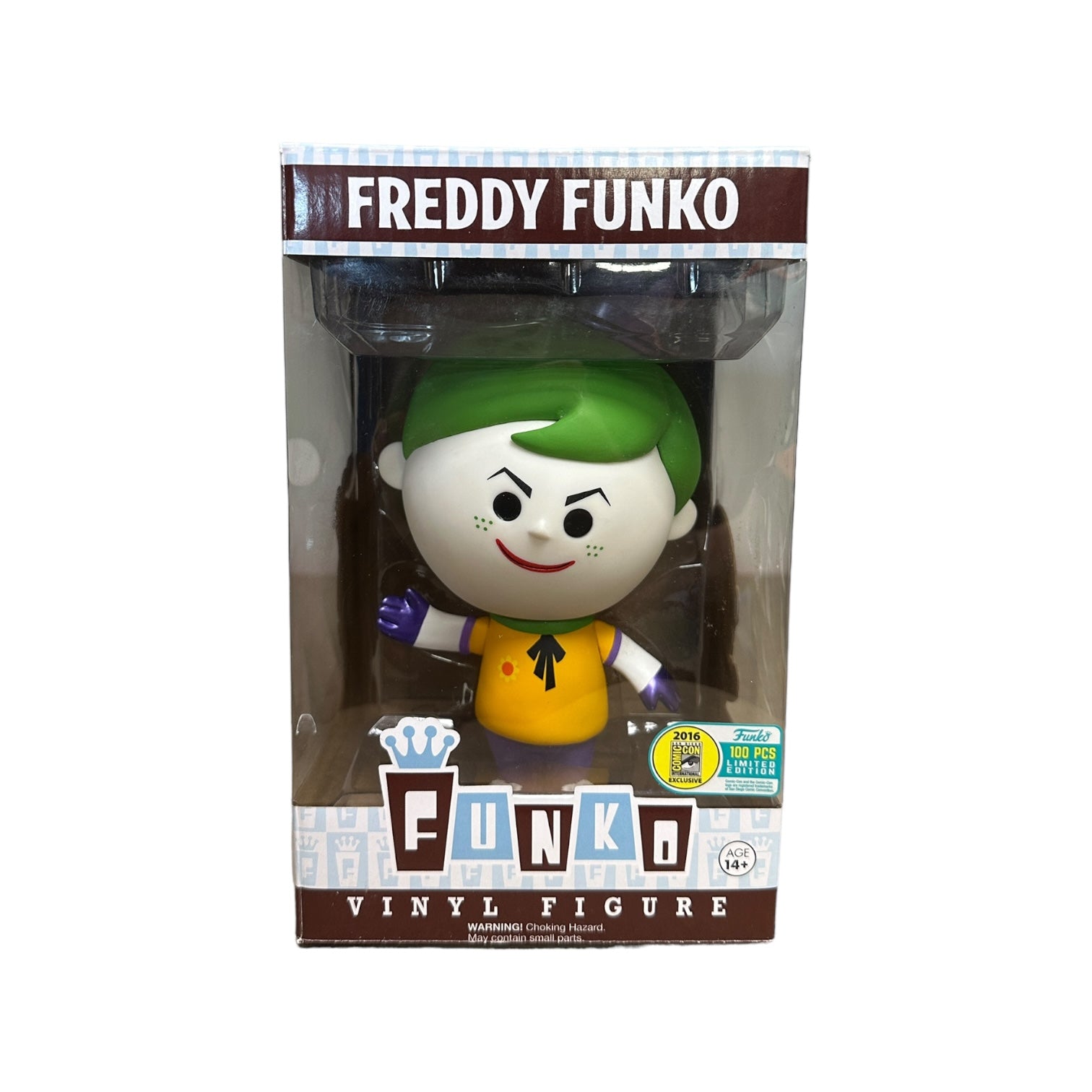 Freddy Funko as The Joker Retro Vinyl Figure! - DC - SDCC 2016 Exclusive LE100 Pcs - Condition 7.5/10