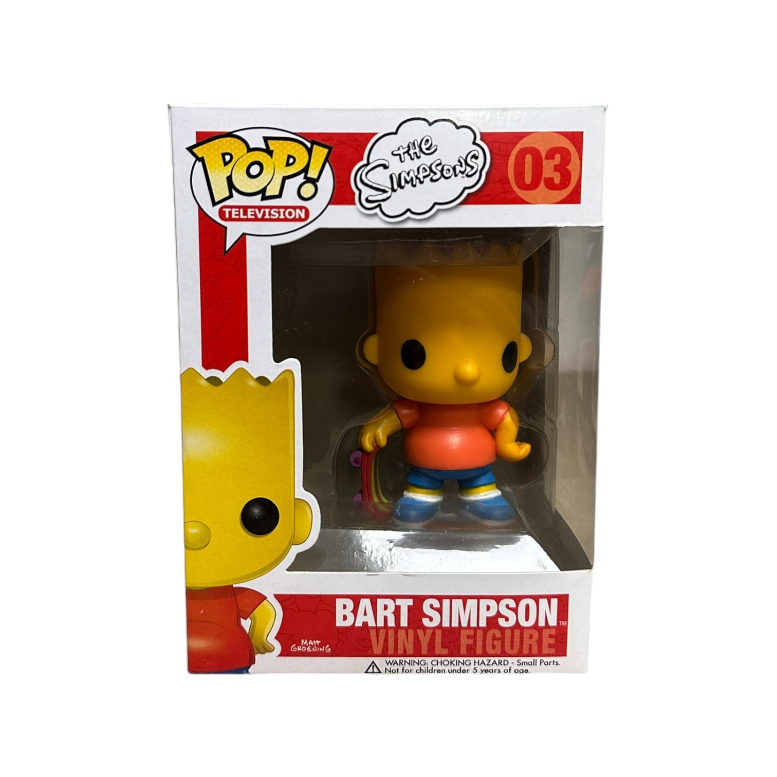 The Simpsons Original Funko Pop Set! - Homer #01, Marge #02, Bart #03, Krusty The Clown #04 - 2011 Pop! - Condition 8-8.5/10