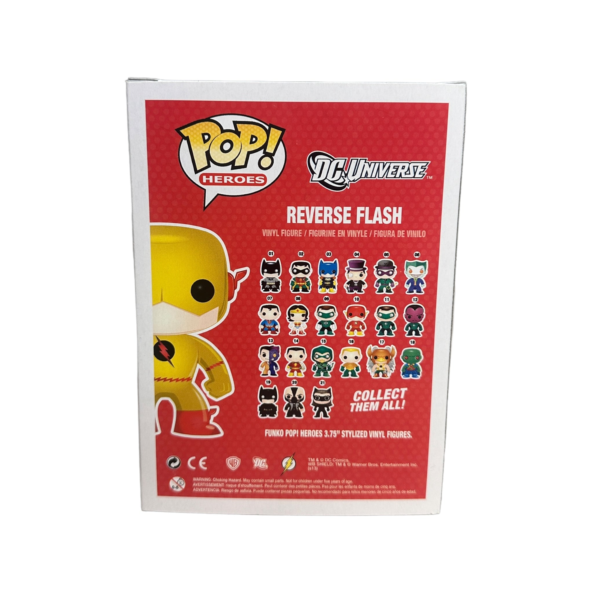 Reverse Flash #39 (Glows in the Dark) Funko Pop! - DC Universe - Dallas Comic Con 2013 Exclusive LE500 Pcs - Condition 8.75/10