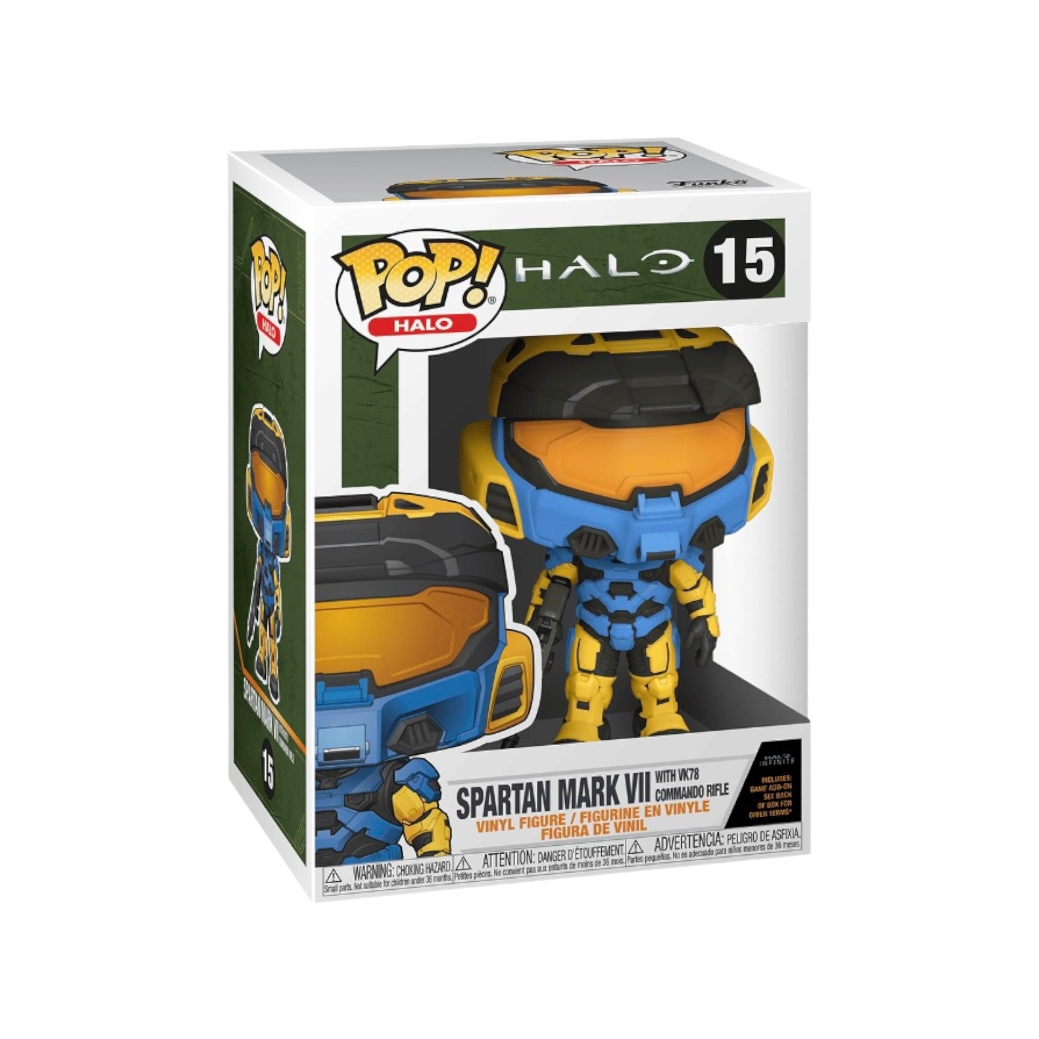 Spartan Mark VII with VK78 Commando Rifle #15 Funko Pop! - Halo