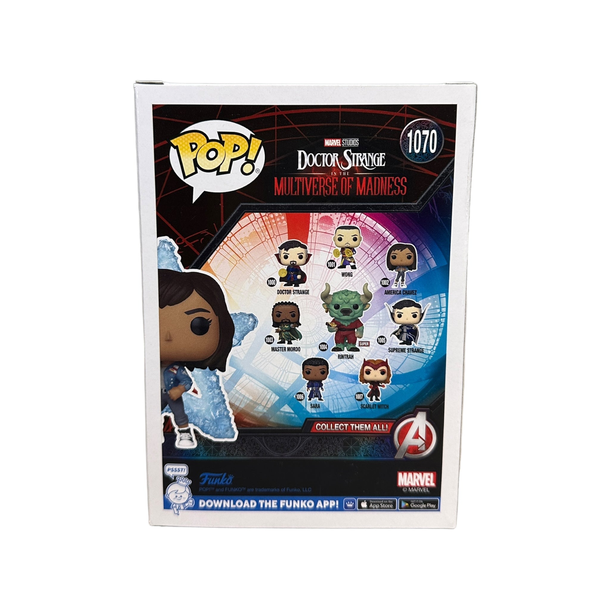 America Chavez #1070 (w/ Star Portal) Funko Pop! - Doctor Strange in The Multiverse of Madness - SDCC 2022 Official Convention Exclusive - Condition 9/10