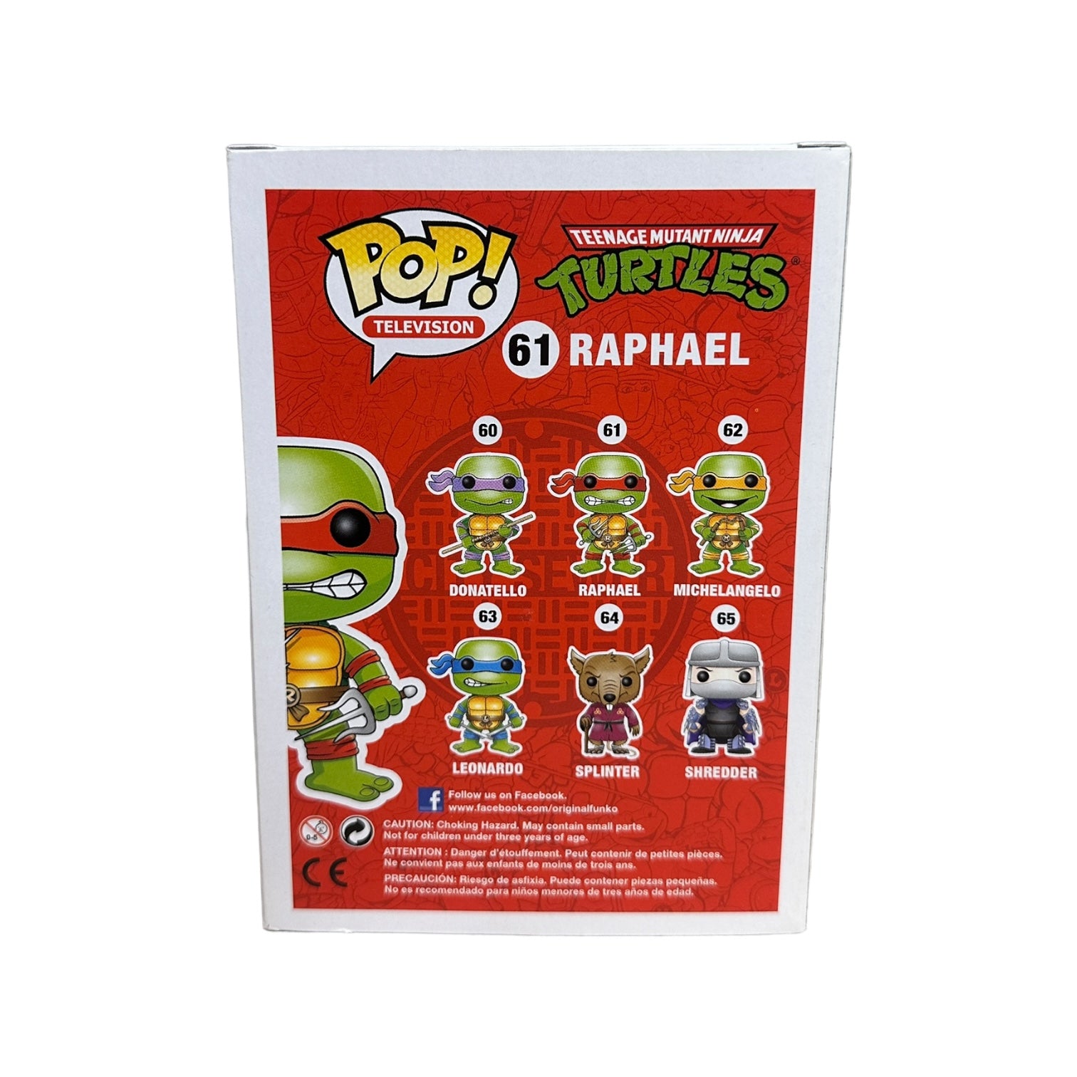 Raphael #61 (Grayscale) Funko Pop! - Teenage Mutant Ninja Turtles - Alamo City Comic Con 2013 Exclusive LE2000 Pcs - Condition 8.75/10