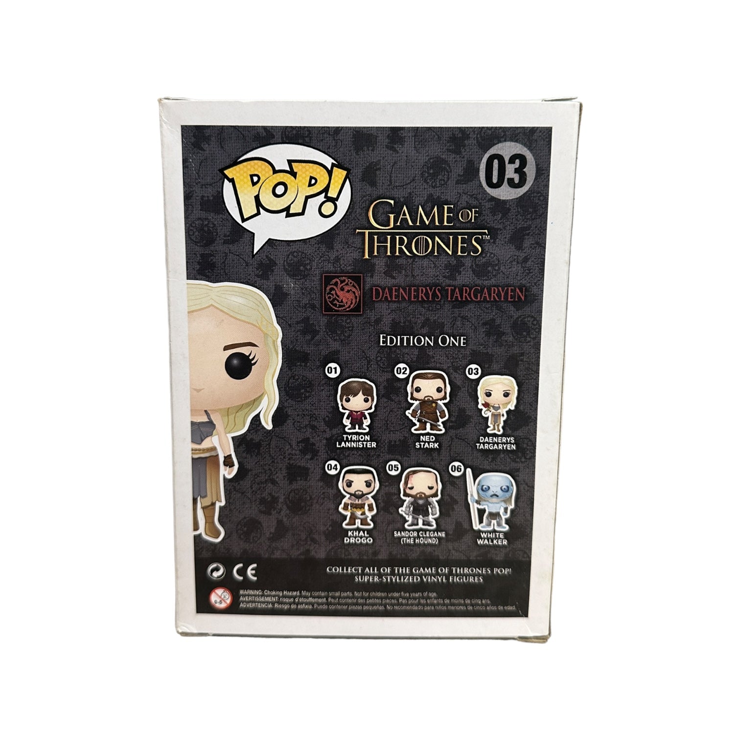 Daenerys Targaryen #03 (Red Dragon) Funko Pop! - Game of Thrones - 2013 Pop! - Condition 7/10