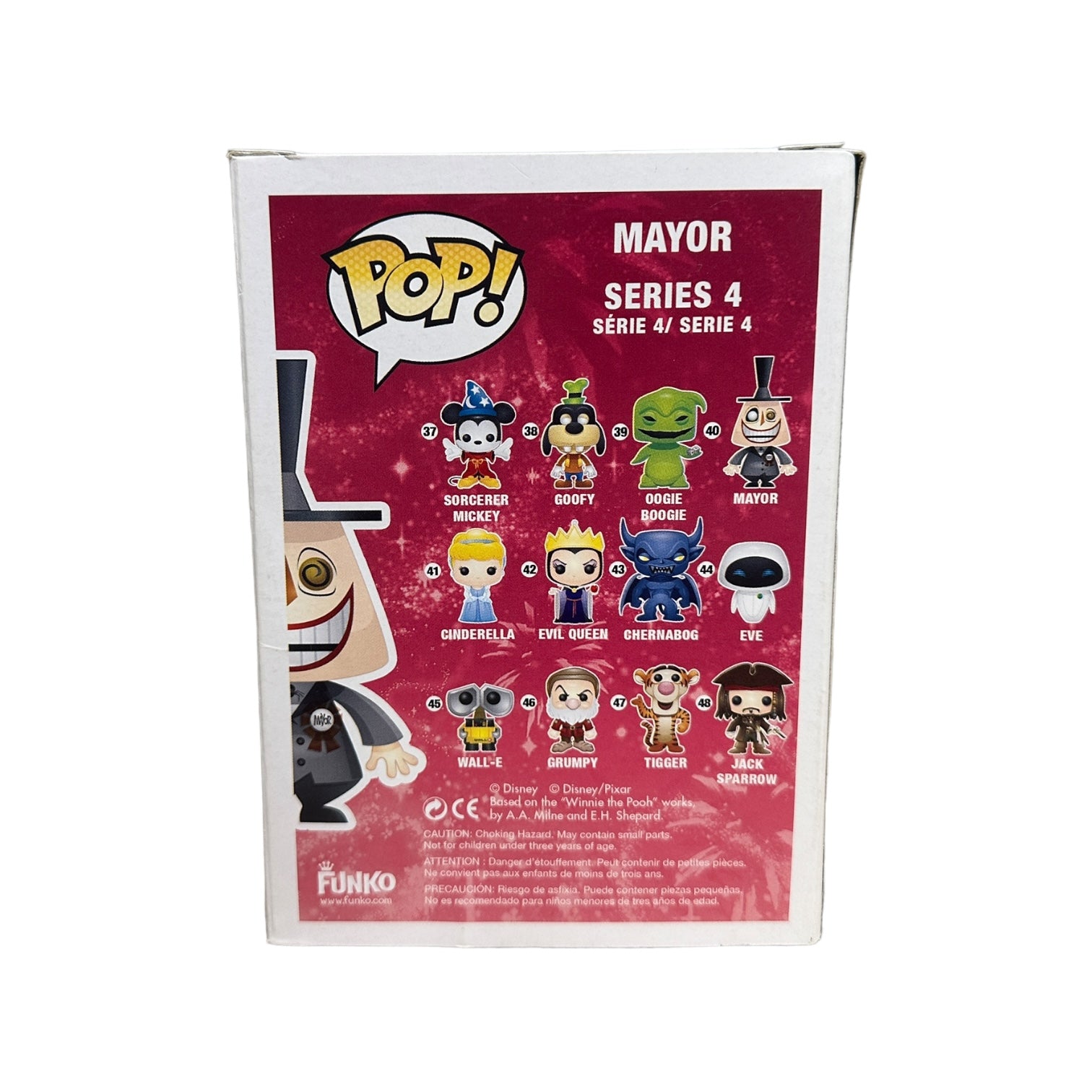 Mayor #40 (Disney Store Logo) Funko Pop! - Disney Series 4 - 2012 Pop! - Condition 7/10