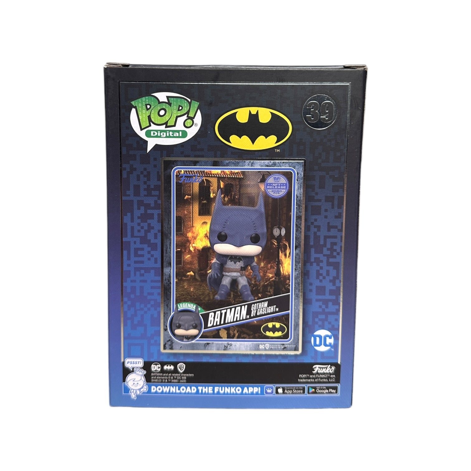 Funko pop NFT release 2024 DC series Batman gotham by gaslight #39