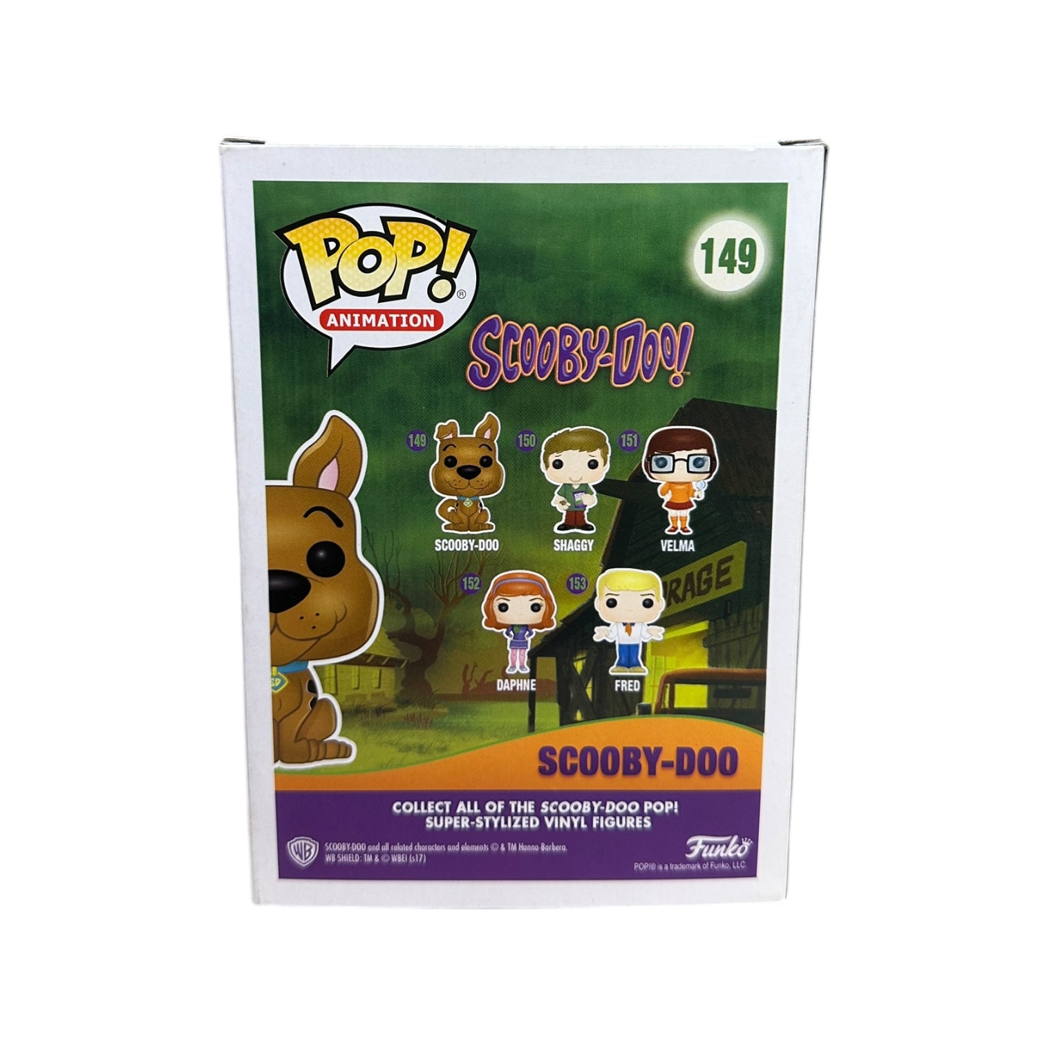 Scooby-Doo #149 (Blue Flocked) Funko Pop! - Scooby-Doo! - SDCC 2017 Saturday Morning Cartoons Exclusive LE2500 Pcs - Condition 8.75/10