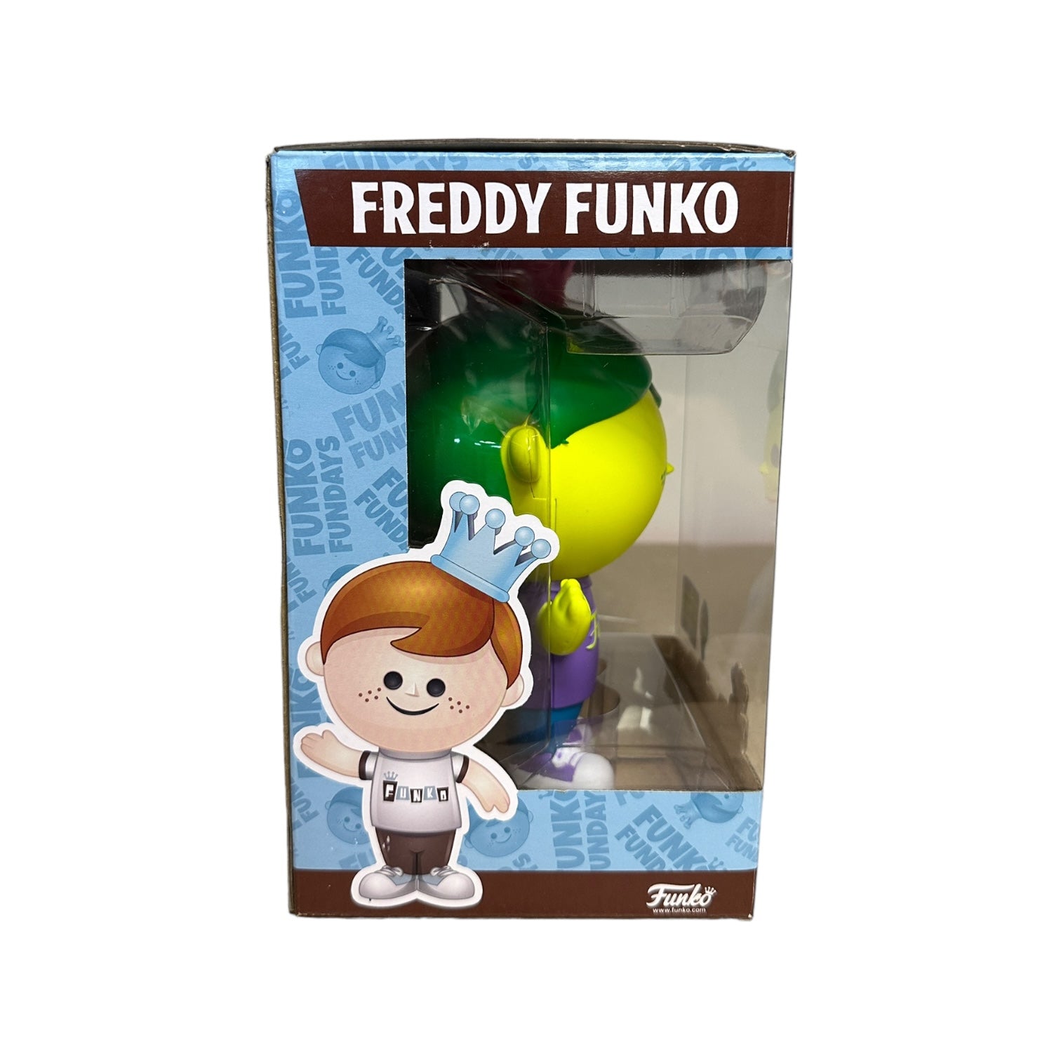 Freddy Funko Black Light (Yellow & Purple) Retro Vinyl Figure! - SDCC 2017 Exclusive LE24 Pcs - Condition 8.75/10