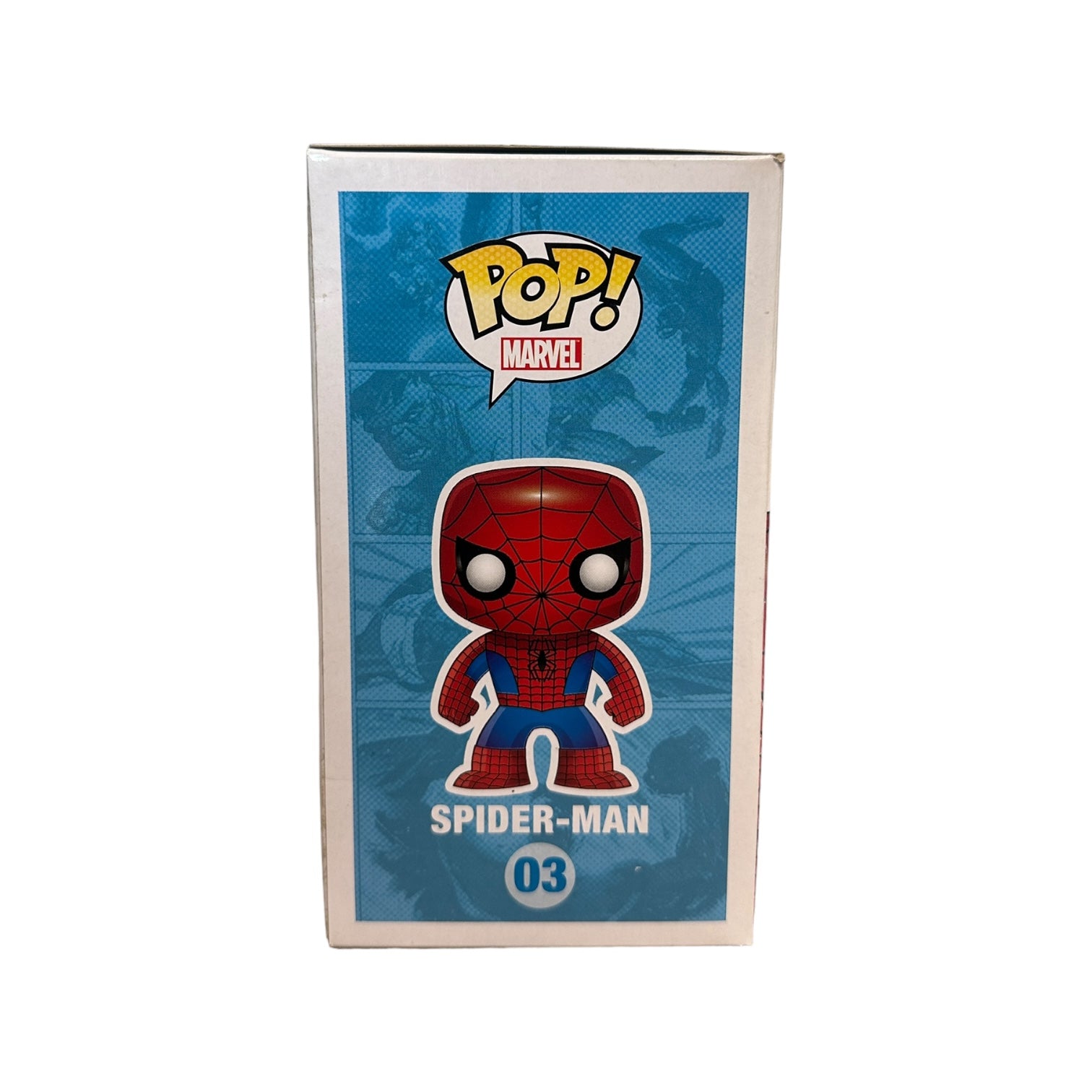 Spider-Man #03 (Metallic) Funko Pop! - Marvel Universe - SDCC 2011 Exclusive LE480 Pcs - Condition 7.5/10