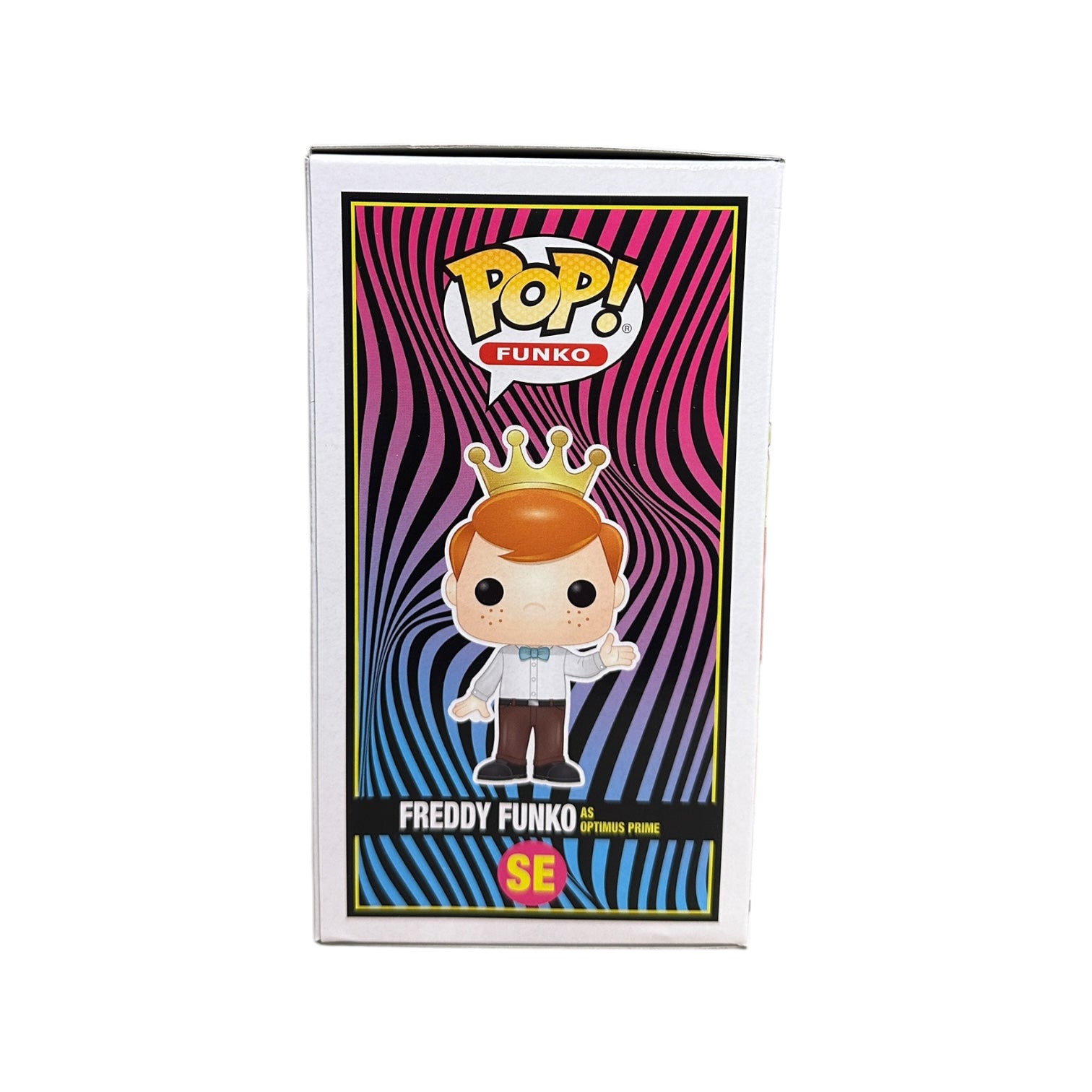 Freddy Funko as Optimus Prime (Metallic) Funko Pop! - Transformers - Blacklight Battle 2022 Show Edition LE500 Pcs - Condition 8.75/10