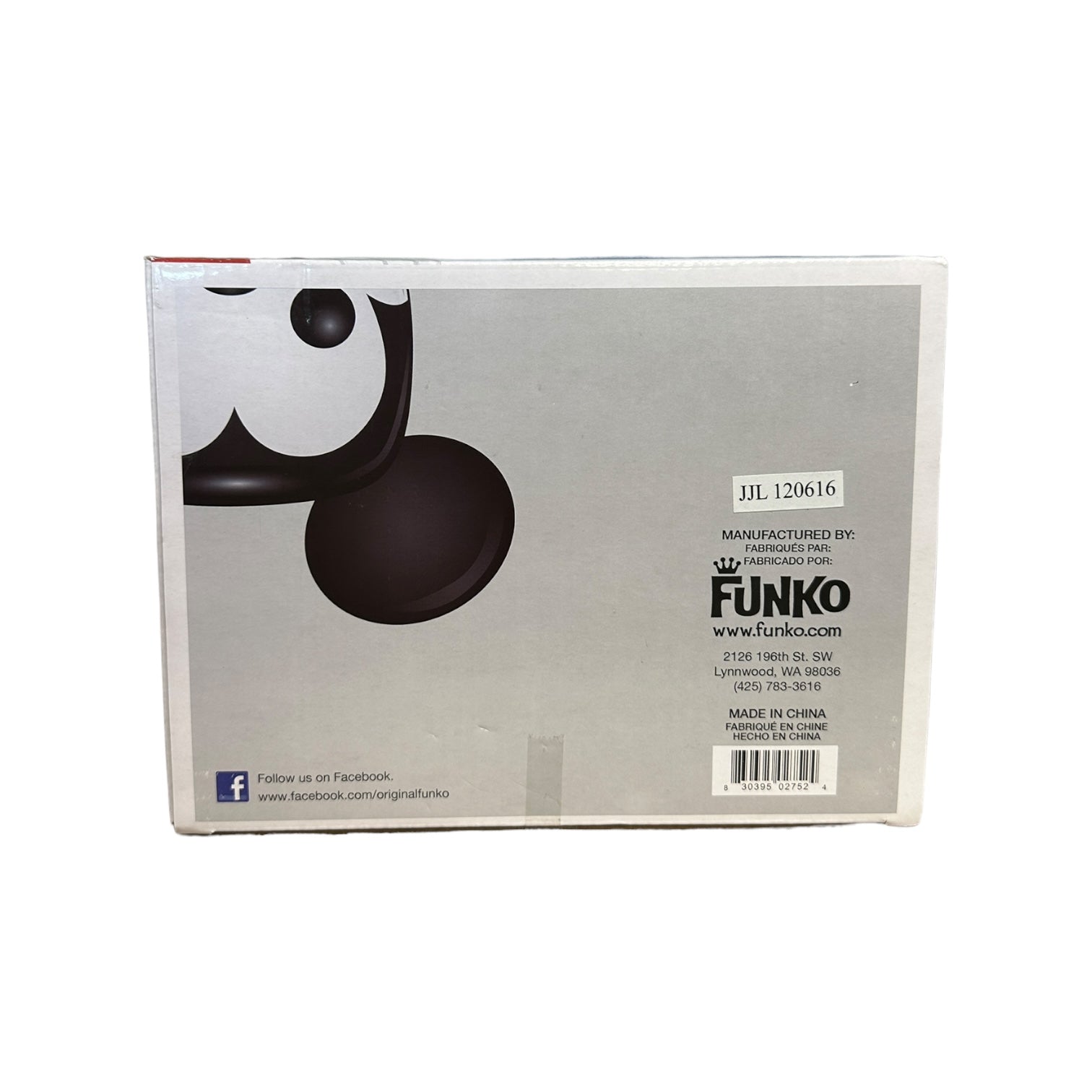 Mickey Mouse (Black & White) 9" Funko Pop! - Disney - SDCC 2012 Exclusive LE18 Pcs - Condition 6.5/10