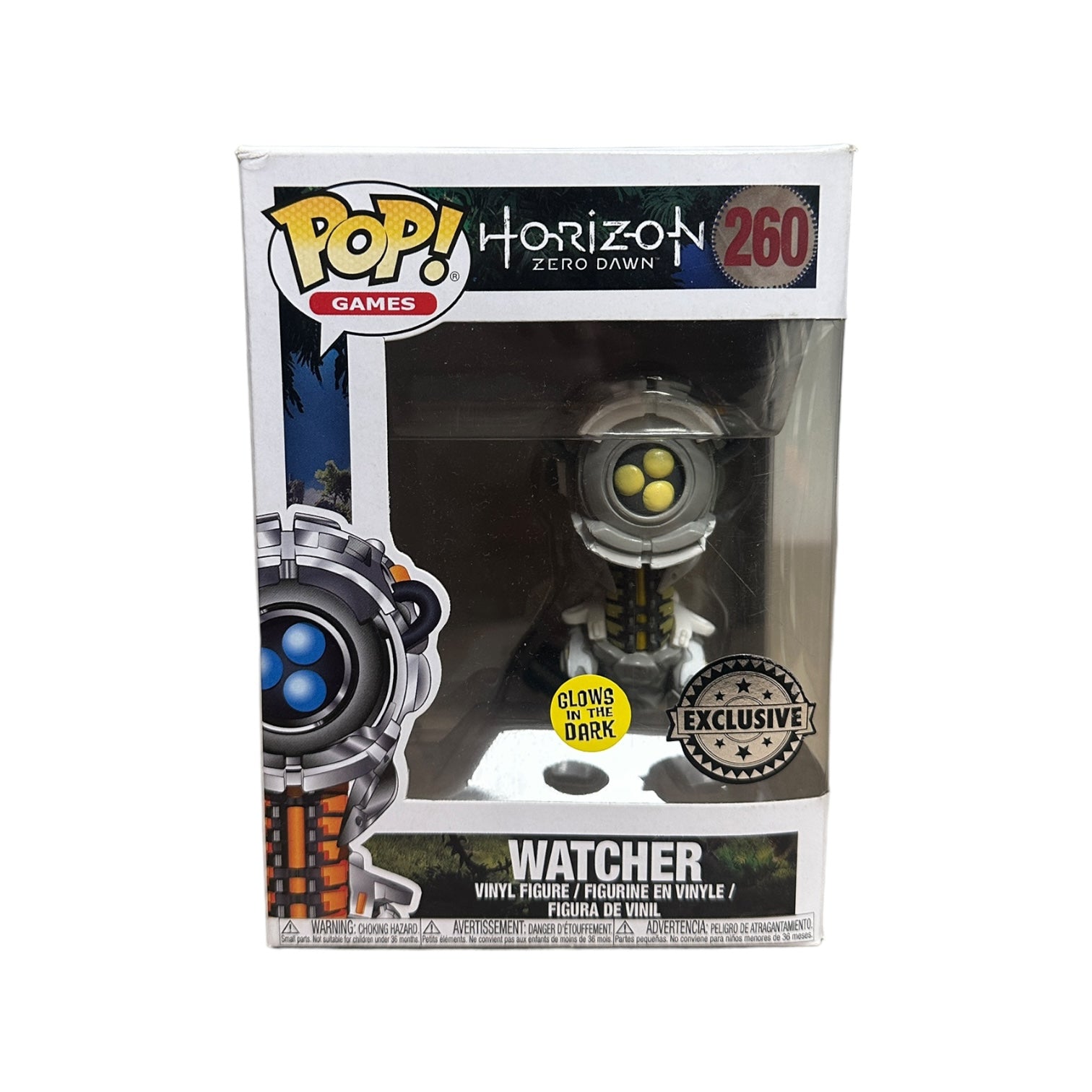 Watcher #260 (Glows in the Dark) Funko Pop! - Horizon Zero Dawn - Exclusive- Condition 7.5/10