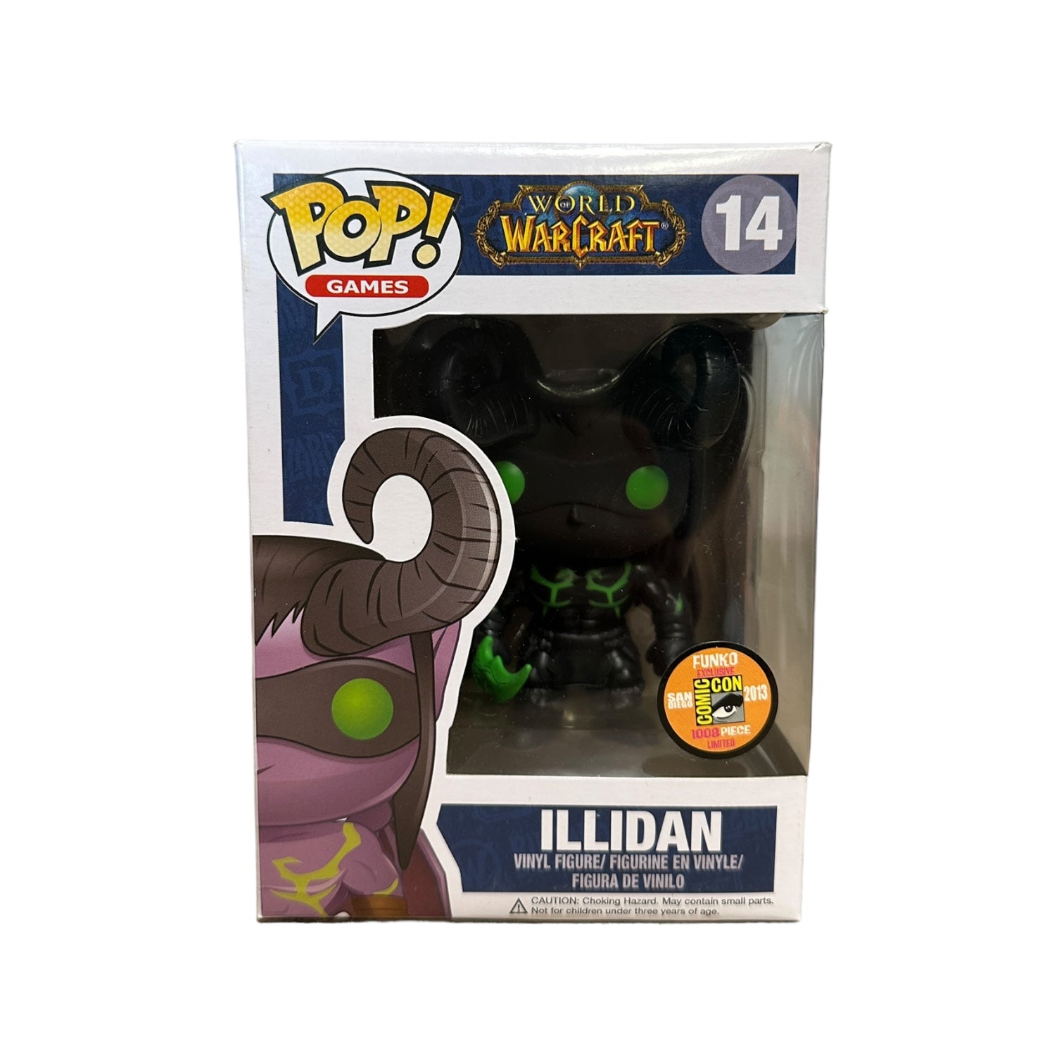 Illidan #14 (Black) Funko Pop! - World of Warcraft - SDCC 2013 Exclusive LE1008 Pcs - Condition 8/10