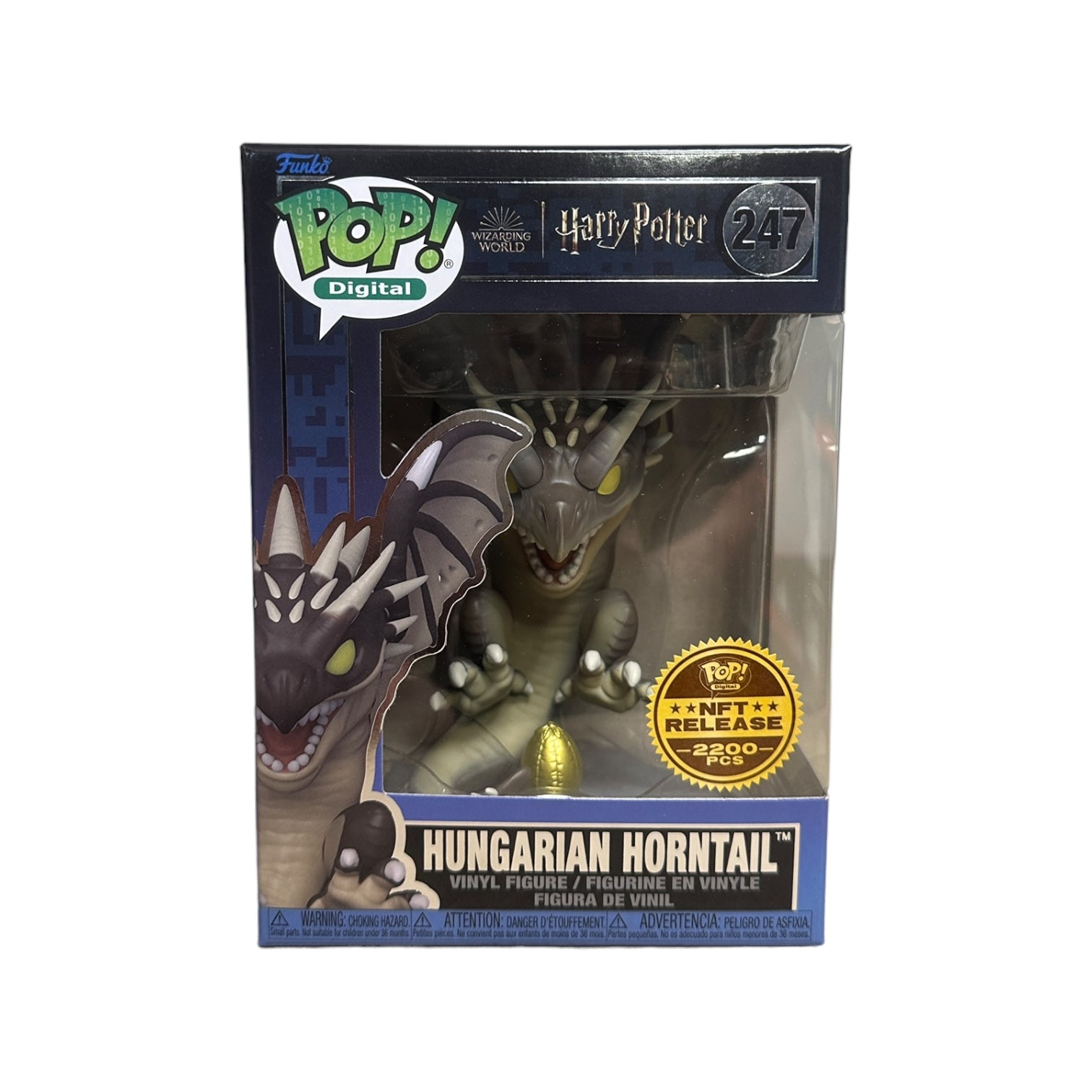 Hungarian Horntail #247 Funko Pop! - Harry Potter - NFT Release Exclusive LE2200 Pcs - Condition 9/10