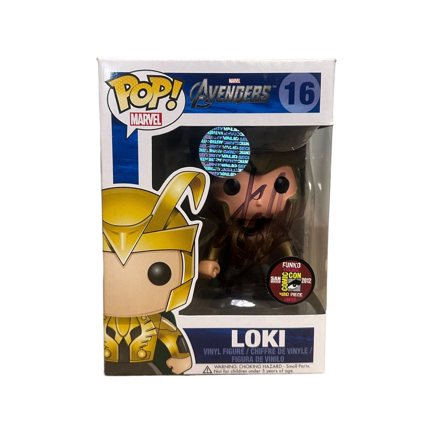 Stan Lee Signed Loki #16 Funko Pop! - The Avengers - SDCC 2012 Exclusive LE480 Pcs - Condition 8.5/10 - Excelsior Approved COA