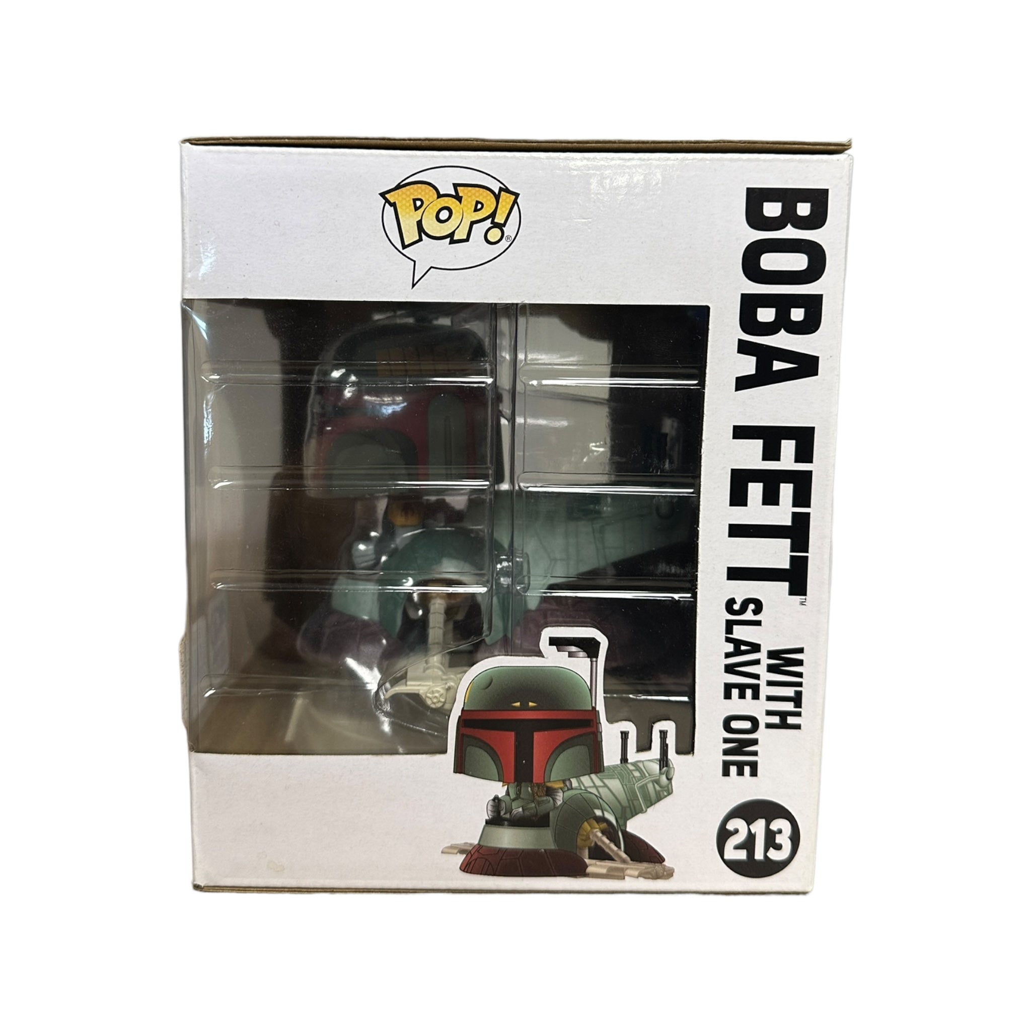 Boba Fett with Slave One #213 Funko Pop! - Star Wars - NYCC 2017 Shared Exclusive - Condition 7/10