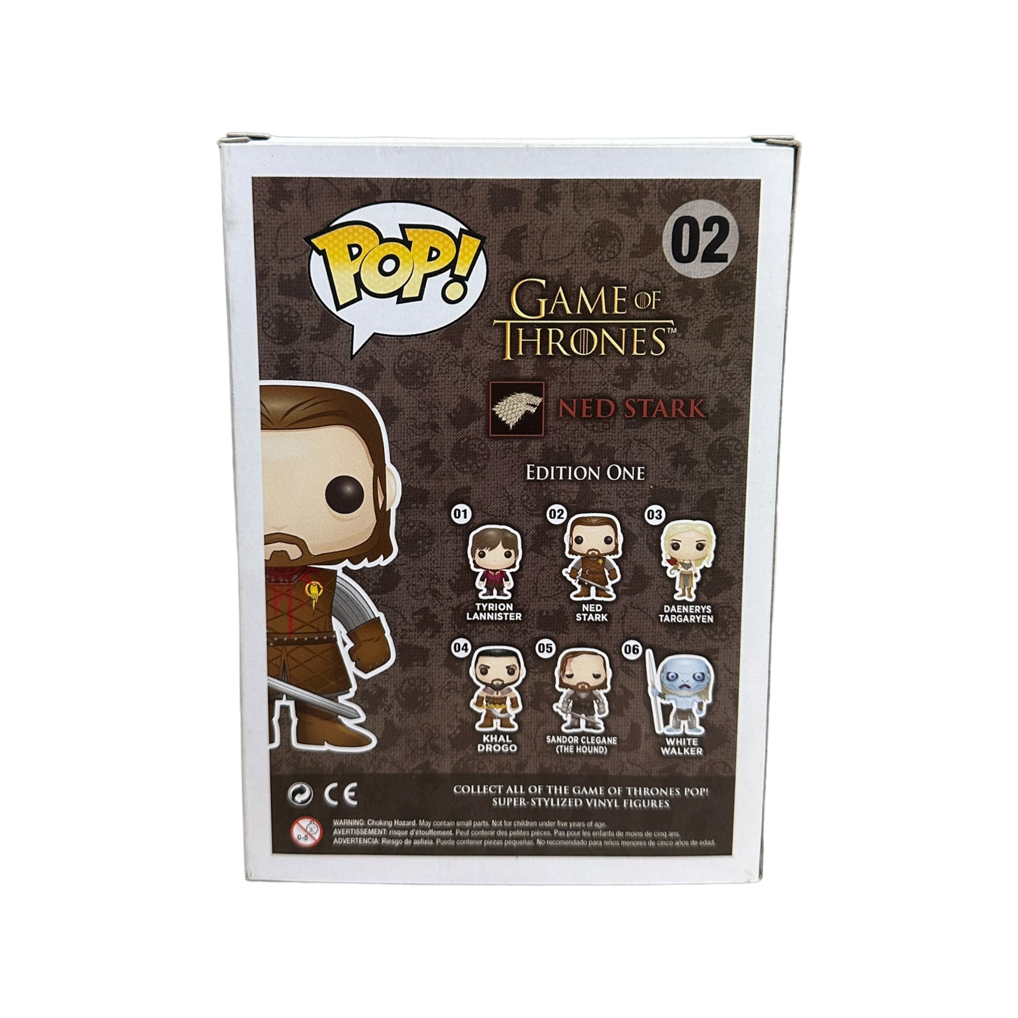 Ned Stark #02 (Headless) Funko Pop! - Game of Thrones - SDCC 2013 Exclusive LE1008 Pcs - Condition 7.5/10