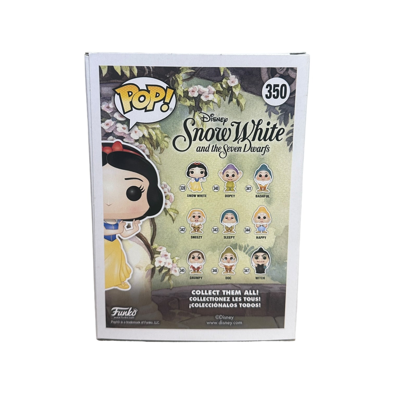 Snow White #350 (Diamond Collection) Funko Pop! - Snow White and The Seven Dwarfs - 2018 Pop! - Condition 8.75/10