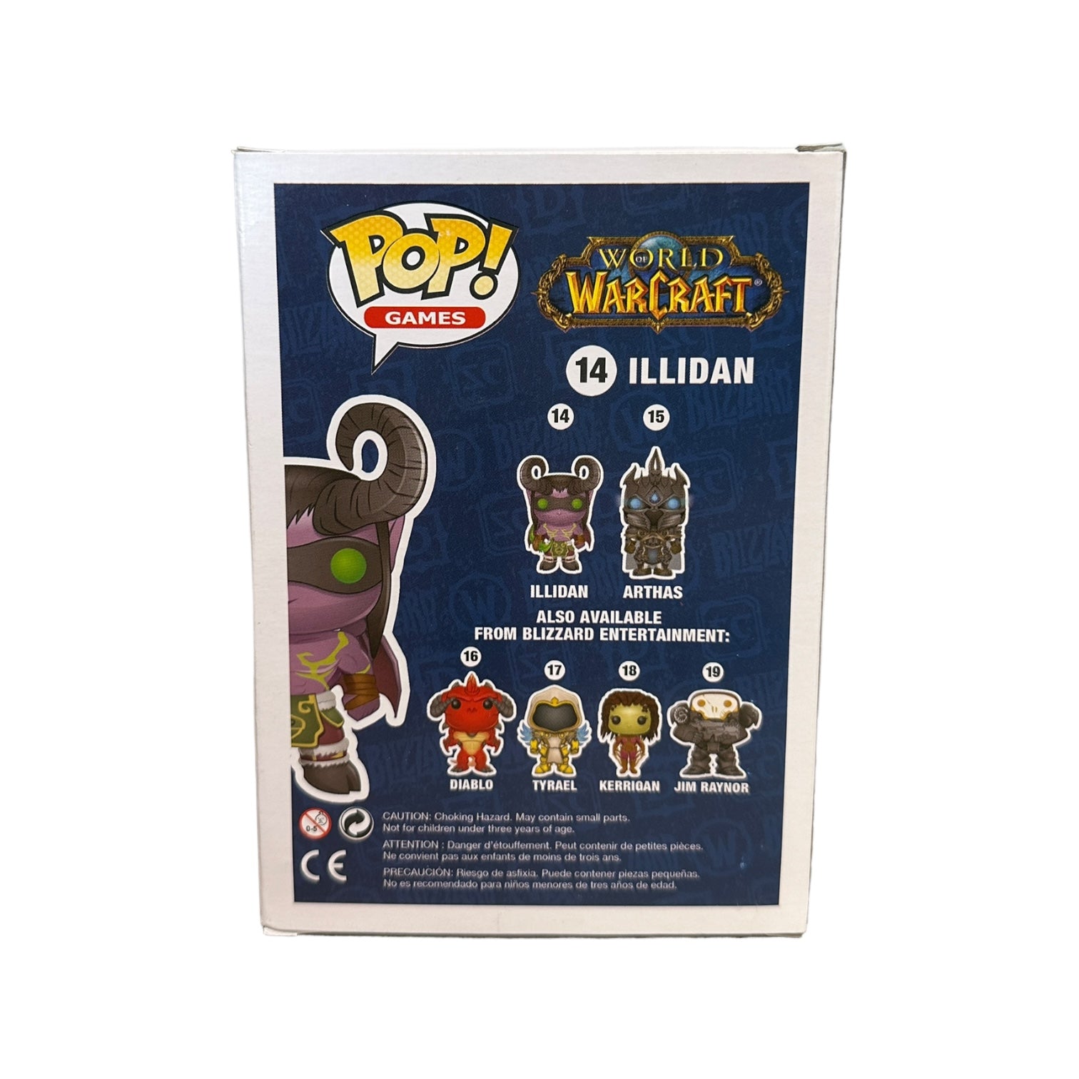 Illidan #14 (Black) Funko Pop! - World of Warcraft - SDCC 2013 Exclusive LE1008 Pcs - Condition 8/10