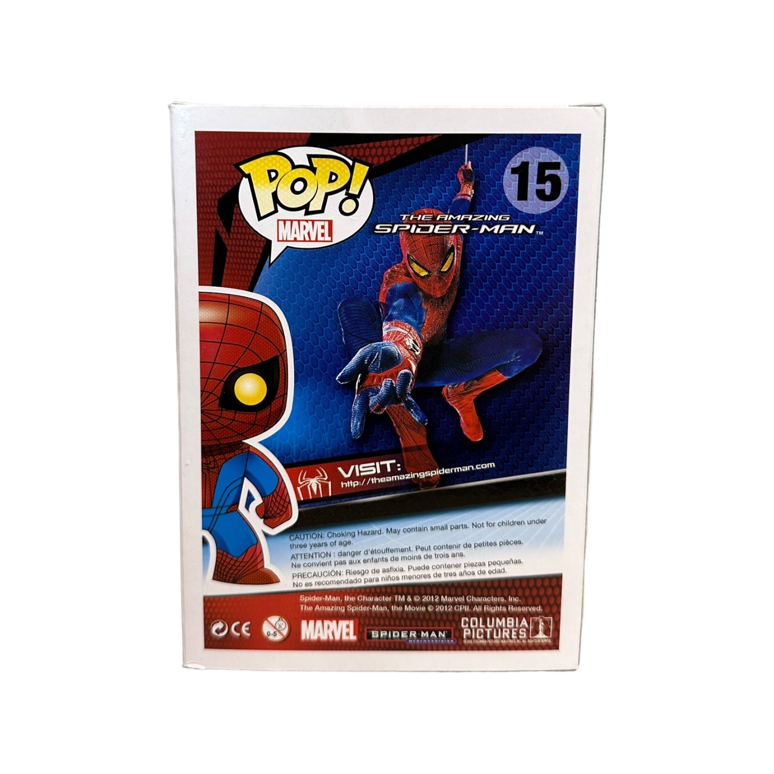 The Amazing Spider-Man (Metallic) Blu-ray Funko Pop Bundle - Marvel - Japan Exclusive LE1000 Units - Condition 8/10