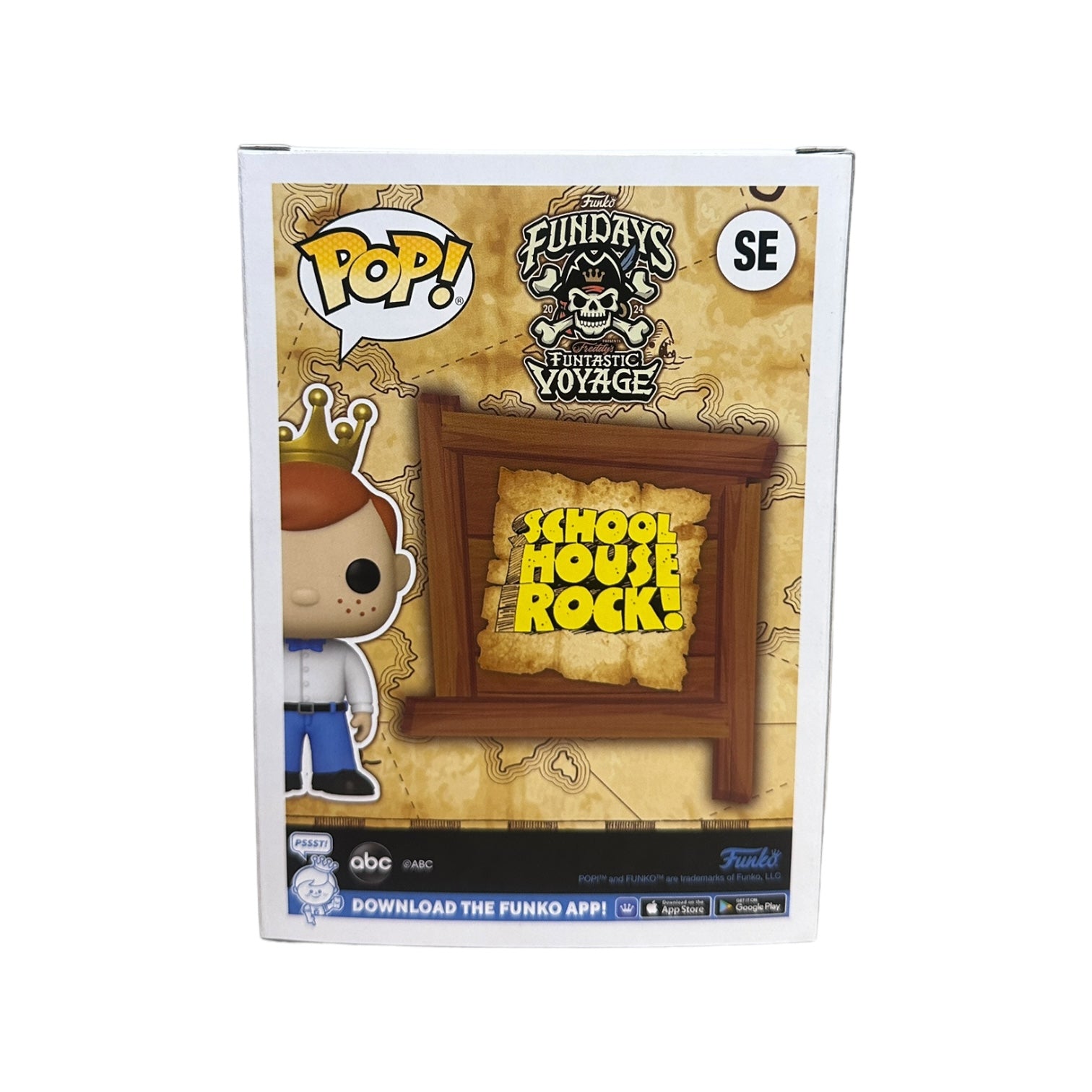 Freddy Funko as Rocky Funko Pop! - Schoolhouse Rock! - Freddy's Funtastic Voyage 2024 Show Edition LE1000 Pcs - Condition 9/10