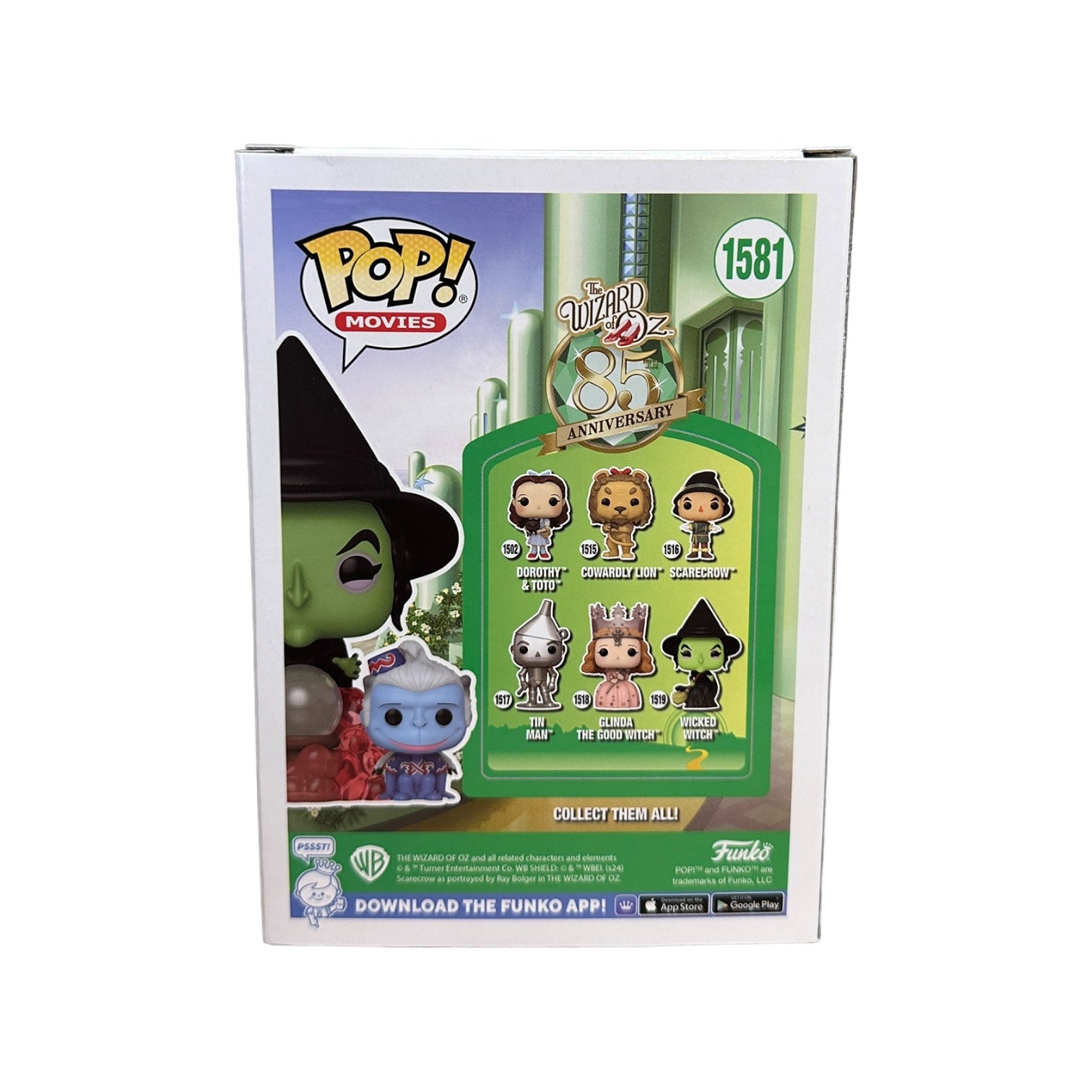 Wicked Witch with Winged Monkey #1581 Funko Pop! - The Wizard Of Oz: 85th Anniversary - SDCC 2024 Official Convention Exclusive - Condition 9/10