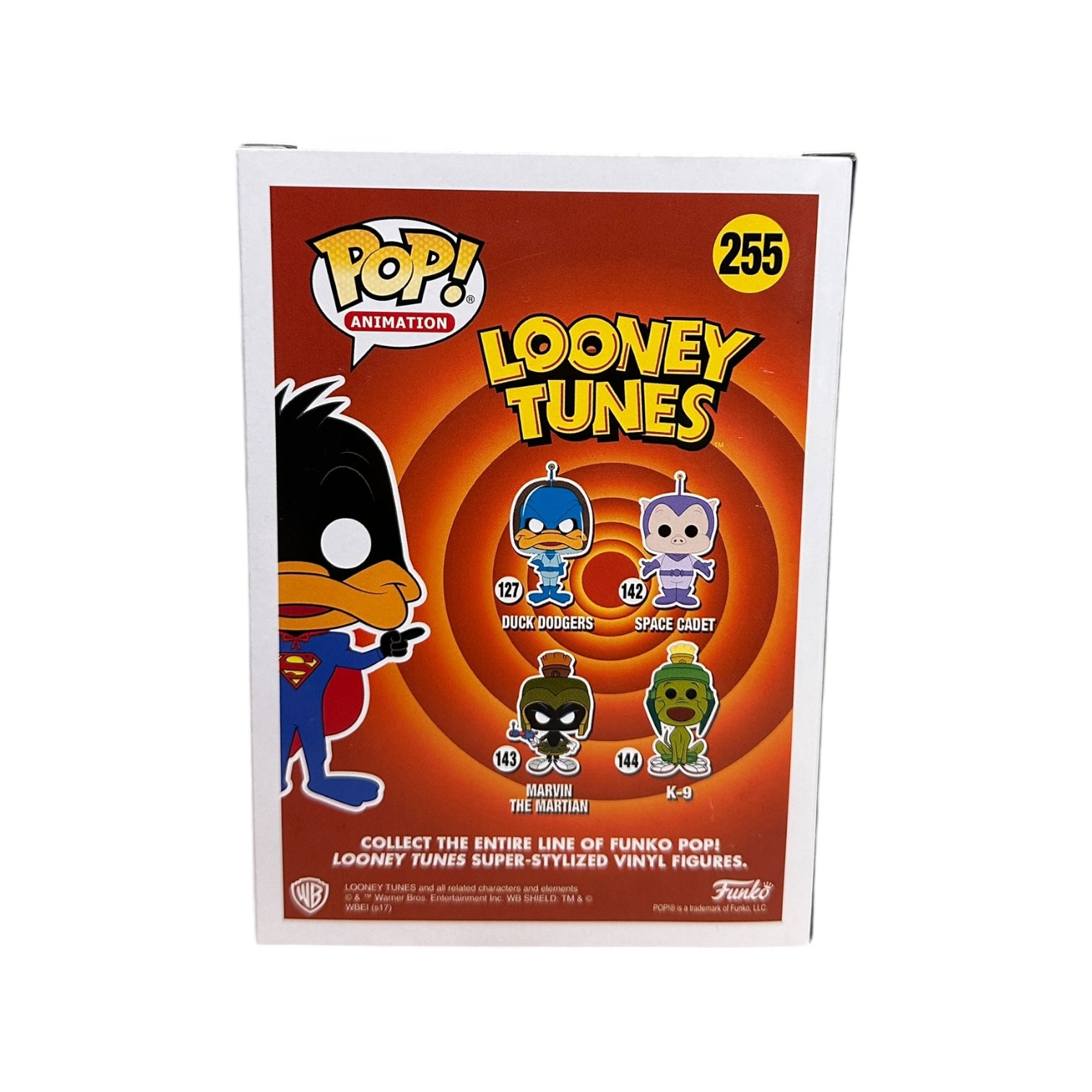 Daffy Duck #255 (Stupor Duck) Funko Pop! - Looney Tunes - SDCC 2017 Saturday Morning Cartoons Exclusive LE2000 Pcs - Condition 7.5/10