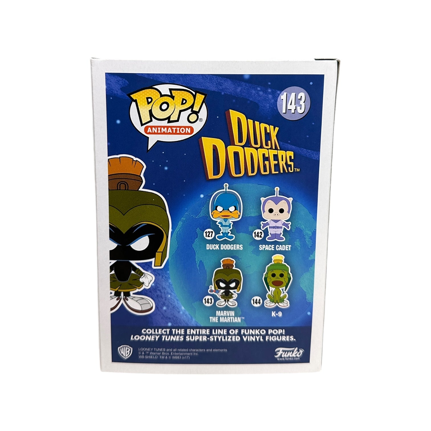 Marvin The Martian #143 (Neon Lime) Funko Pop! - Duck Dodgers - SDCC 2017 Saturday Morning Cartoons Exclusive LE1000 Pcs - Condition 9/10