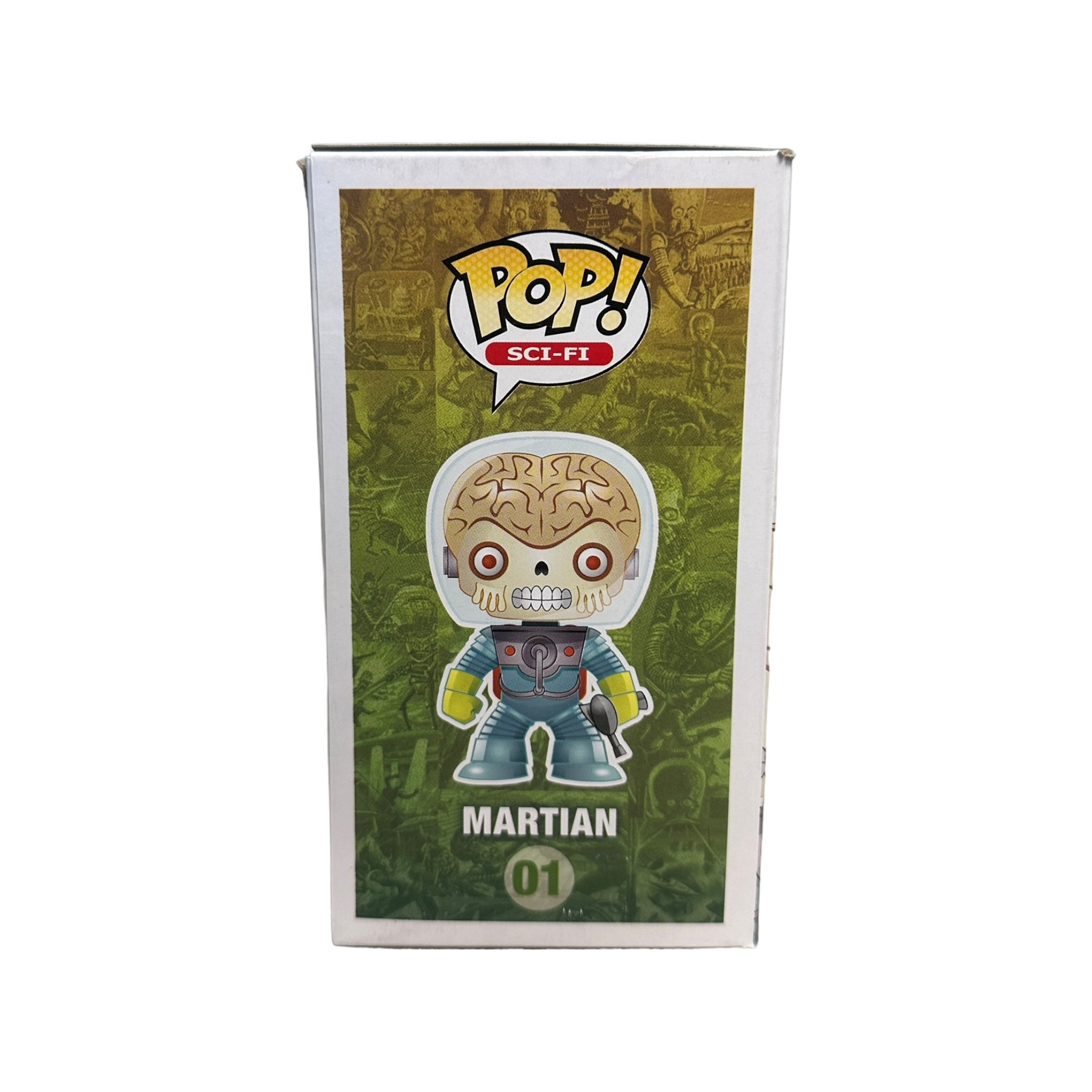 Martian #01 (Metallic) Funko Pop! - Mars Attacks - SDCC 2012 Exclusive LE480 Pcs - Condition 6.5/10