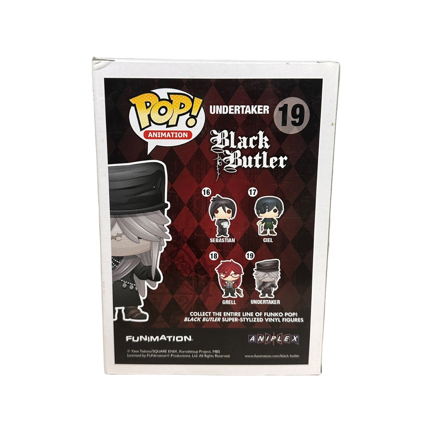 Undertaker #19 Funko Pop! - Black Butler - 2014 Pop! - Condition 7/10