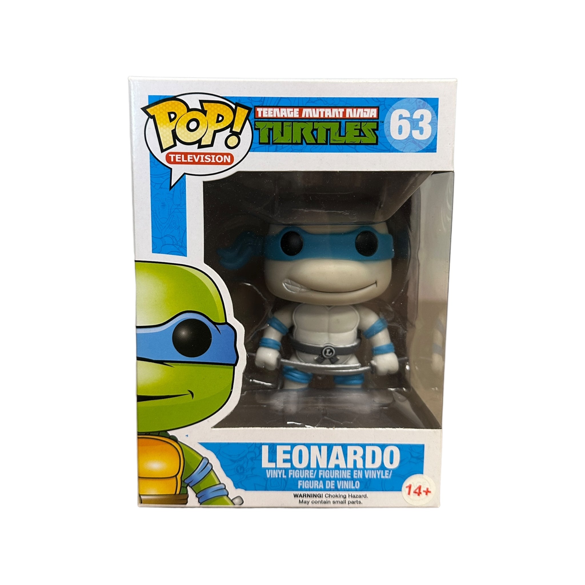 Leonardo #63 (Grayscale) Funko Pop! - Teenage Mutant Ninja Turtles - Condition 8/10