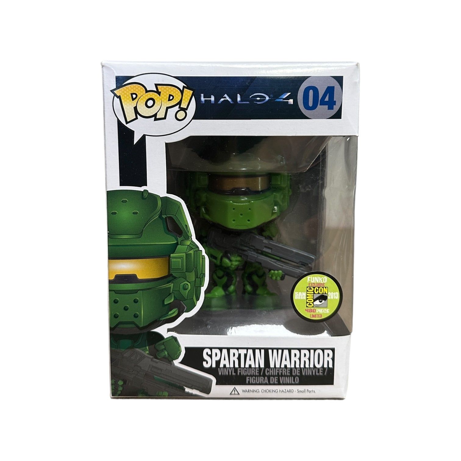 Spartan Warrior #04 (Green) Funko Pop! - Halo 4 - SDCC 2013 Exclusive LE480 Pcs - Condition 7/10