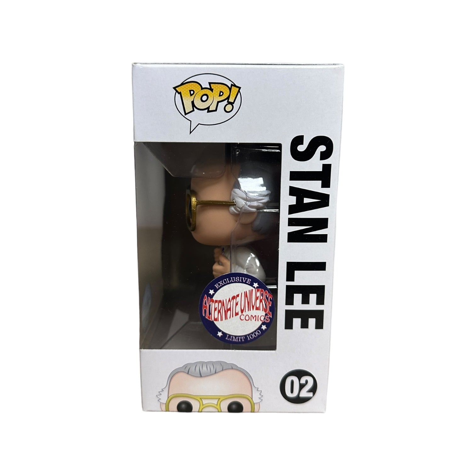 Stan Lee #02 (British Flag) Funko Pop! - Stan Lee Collectibles - London Film & Comic Con 2014 Exclusive LE1000 Pcs - Condition 8.75/10