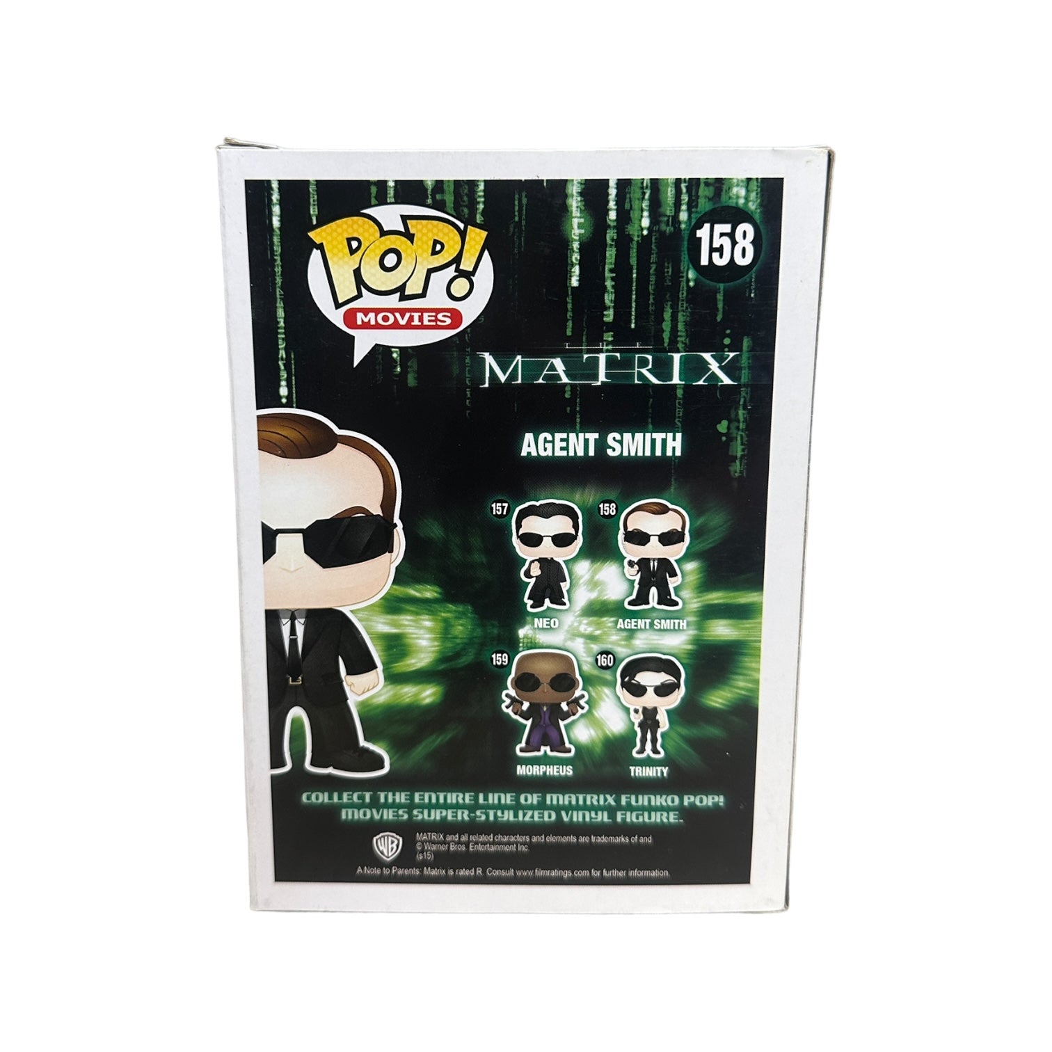 Agent Smith #158 Funko Pop! - The Matrix - 2015 Pop! - Condition 7/10