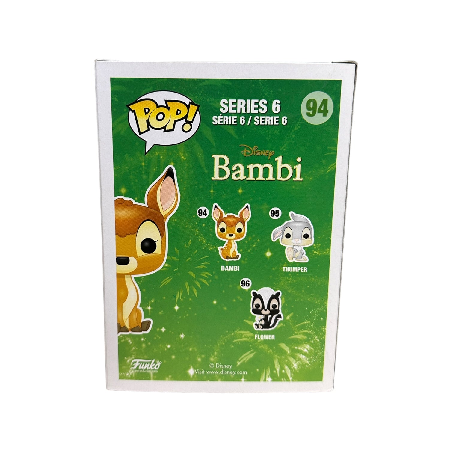 Bambi #94 (Flocked) Funko Pop! - Disney Series 6 - Underground Toys Exclusive - Condition 8/10