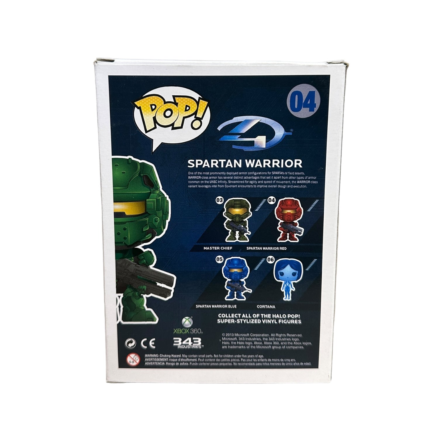 Spartan Warrior #04 (Green) Funko Pop! - Halo 4 - SDCC 2013 Exclusive LE480 Pcs - Condition 7/10