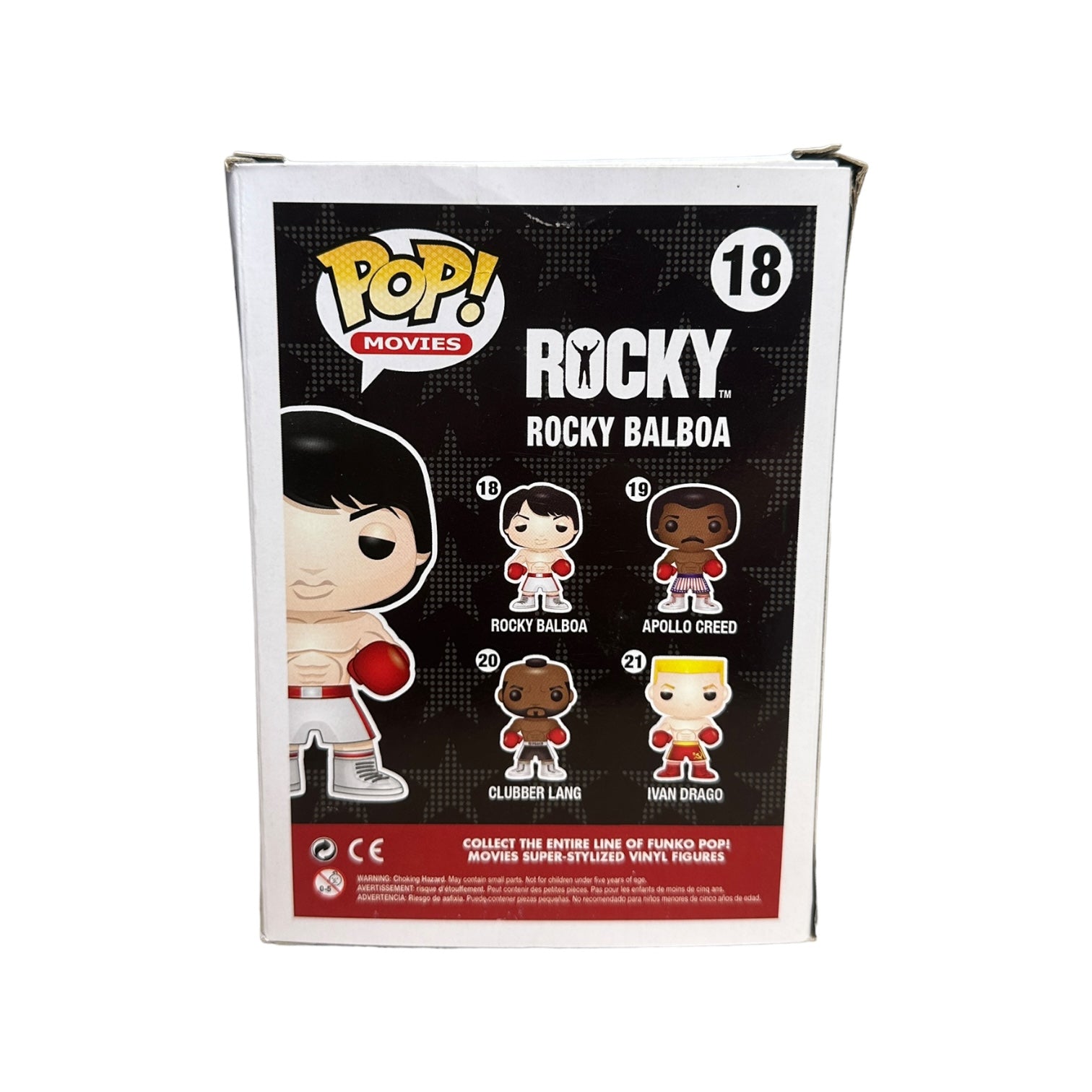 Rocky Balboa #18 Funko Pop! - Rocky - 2012 Pop! - Condition 6.5/10