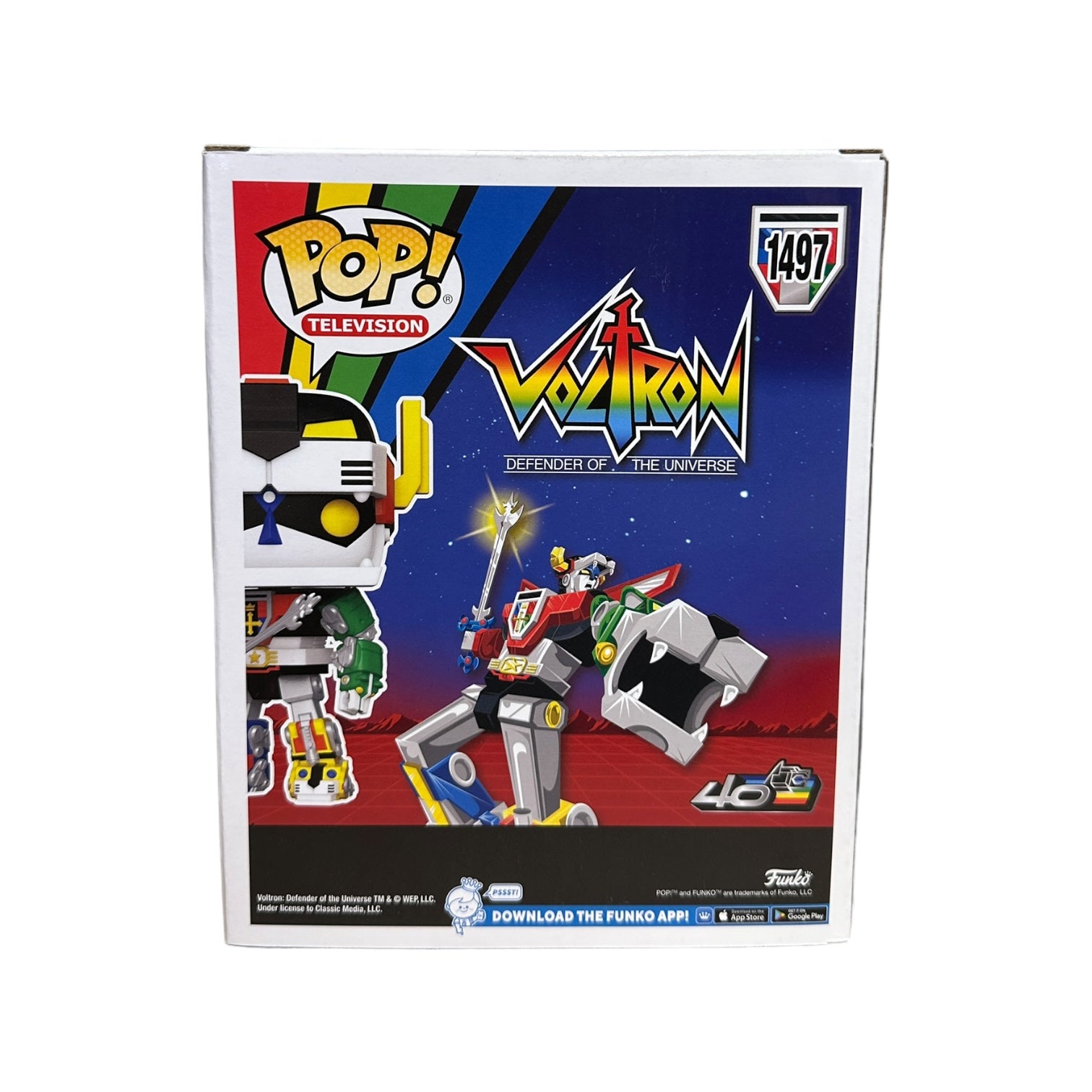 Voltron #1497 6" Funko Pop! - Voltron - SDCC 2024 Official Convention Exclusive LE5000 Pcs - Condition 8.75/10