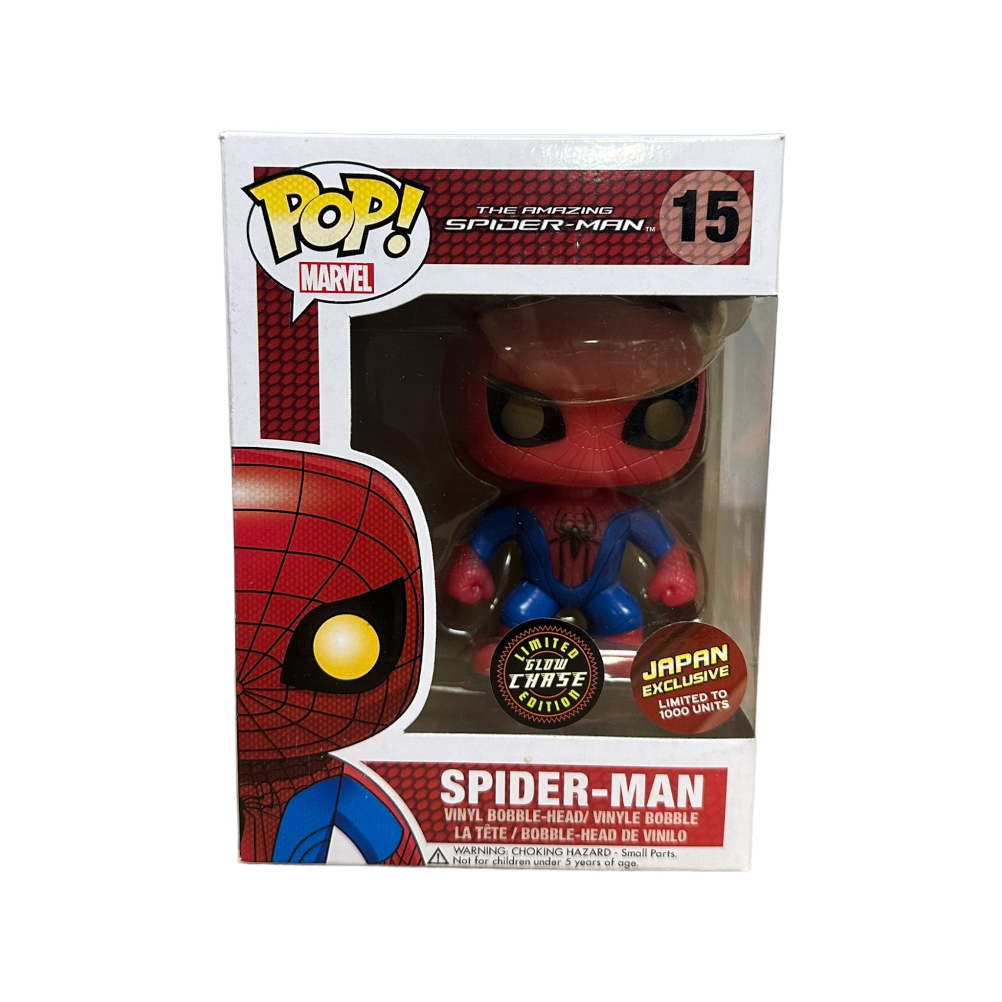 Spider-Man #15 (Glow Chase) Funko Pop! - The Amazing Spider-Man - Japan Exclusive LE1000 Pcs - Condition 7/10