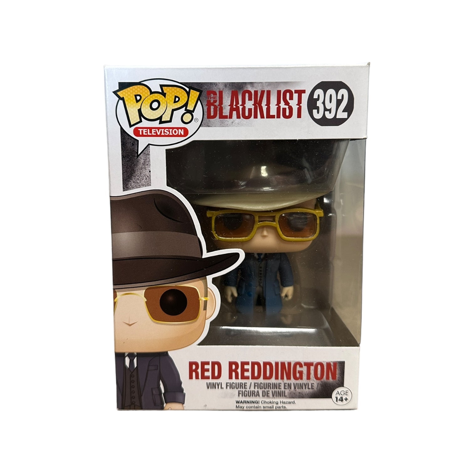 Red Reddington #392 Funko Pop! - The Blacklist - 2016 Pop! - Condition 7.5/10