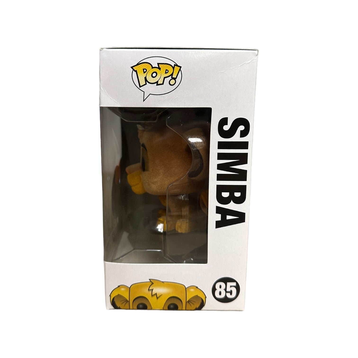 Simba #85 (Flocked) Funko Pop! - Disney Series 6 - 2014 Pop! - Condition 7/10