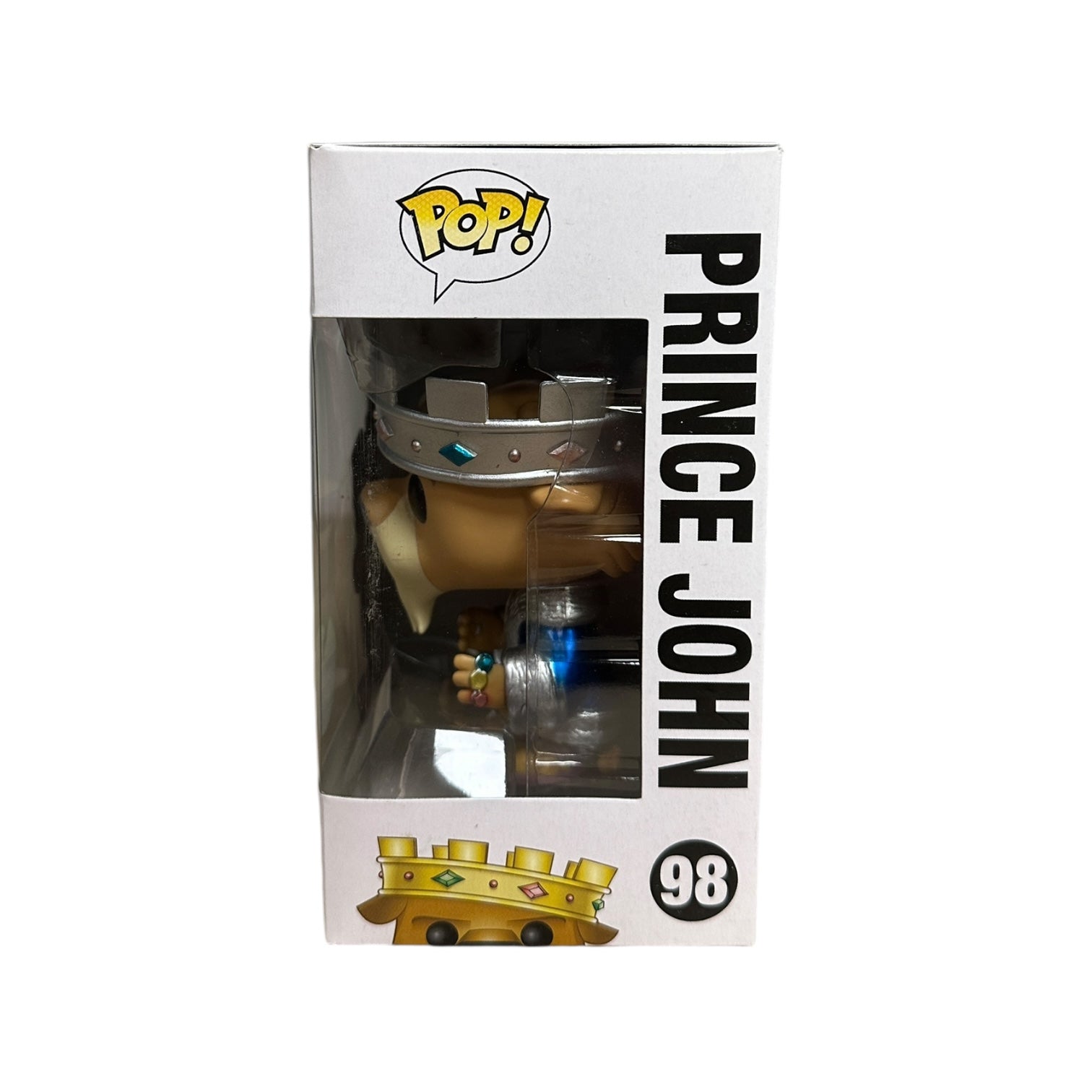 Prince John #98 (Platinum) Funko Pop! - Disney Series 6 - NYCC & Asia 2014 Exclusive - Condition 7.75/10