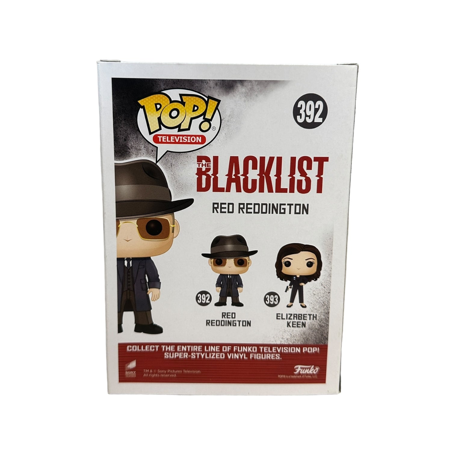 Red Reddington #392 Funko Pop! - The Blacklist - 2016 Pop! - Condition 7.5/10