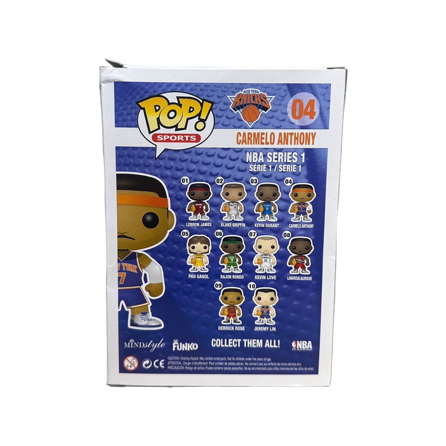 Carmelo Anthony #04 Funko Pop! - NBA - 2012 Pop! - Condition 6.5/10