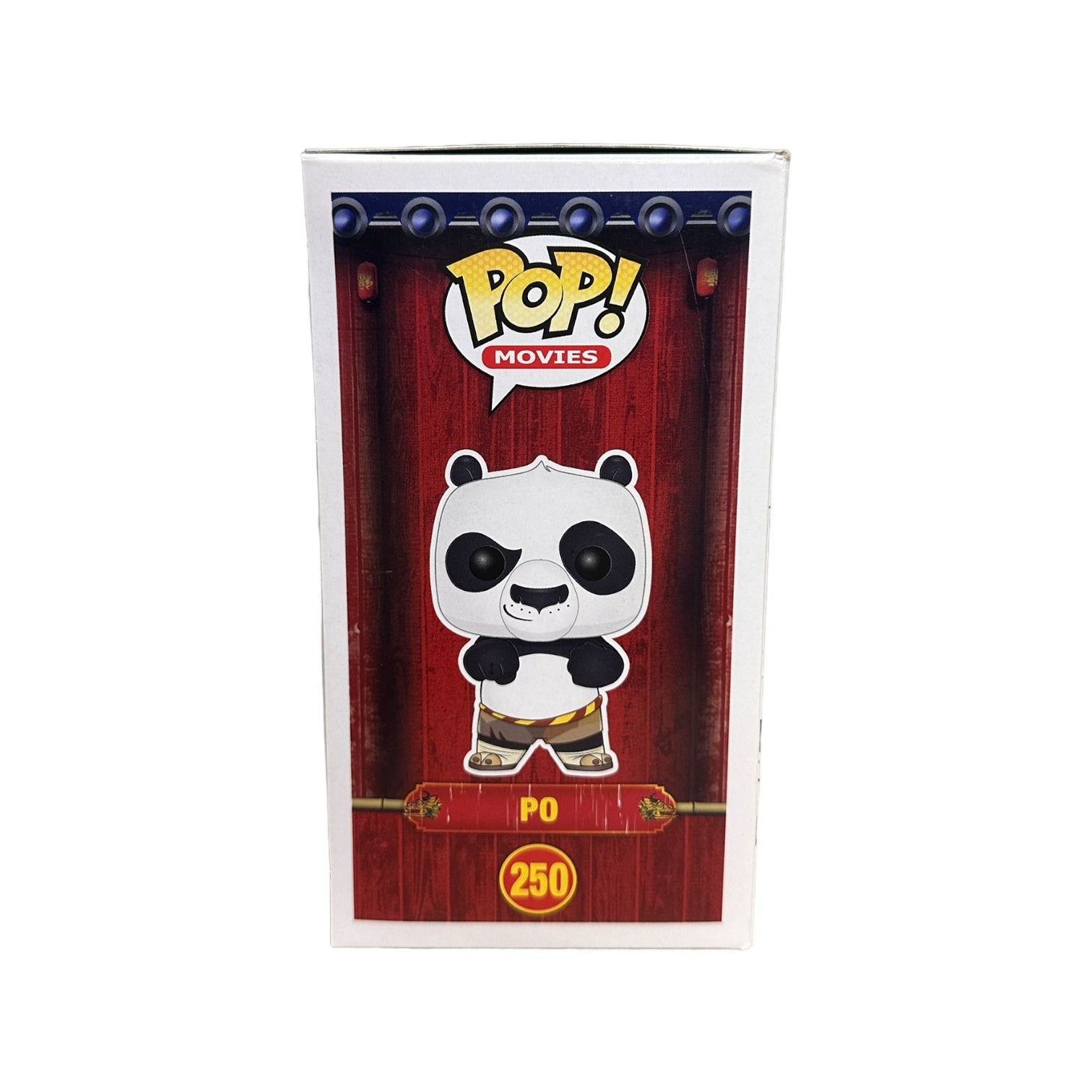 Po #250 (Flocked) Funko Pop! - Kung Fu Panda - Underground Toys Exclusive - Condition 7.5/10