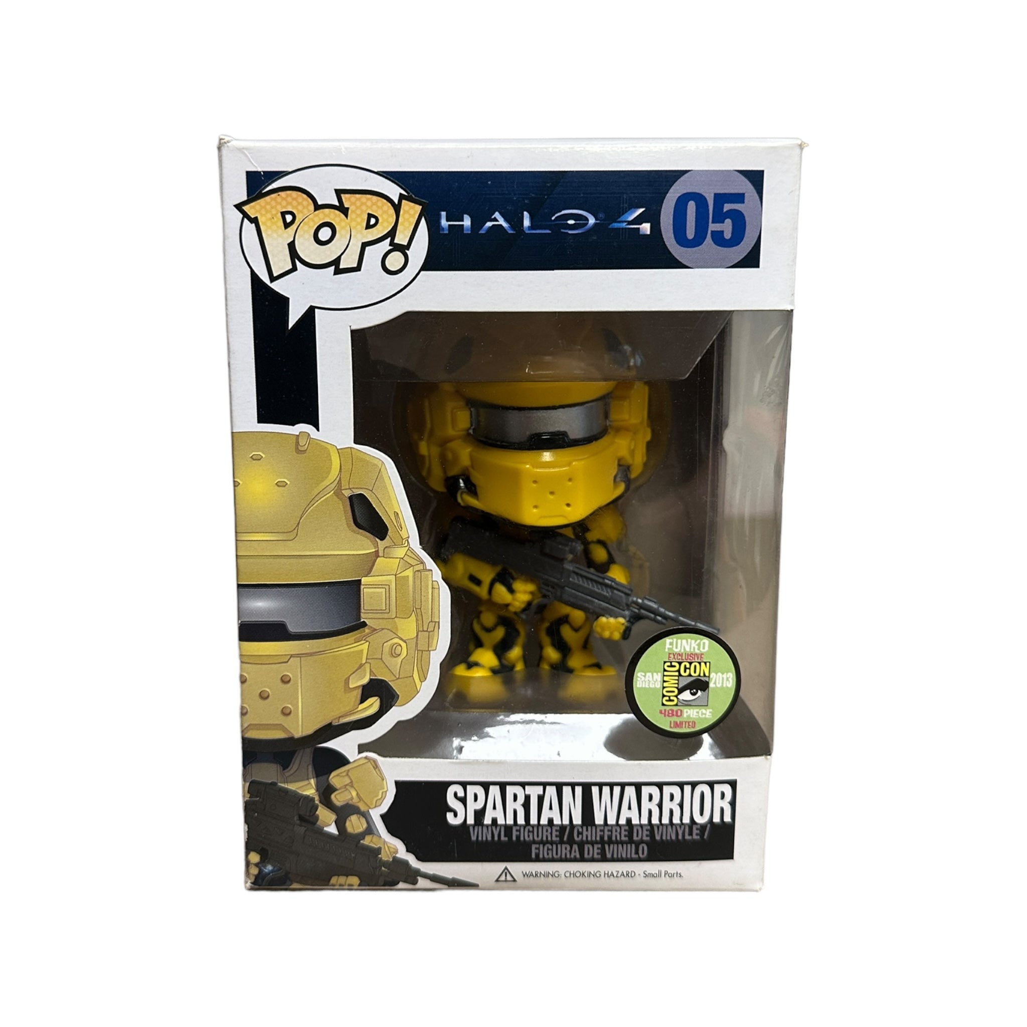 Spartan Warrior #05 (Yellow) Funko Pop! - Halo 4 - SDCC 2013 Exclusive LE480 Pcs - Condition 6.5/10